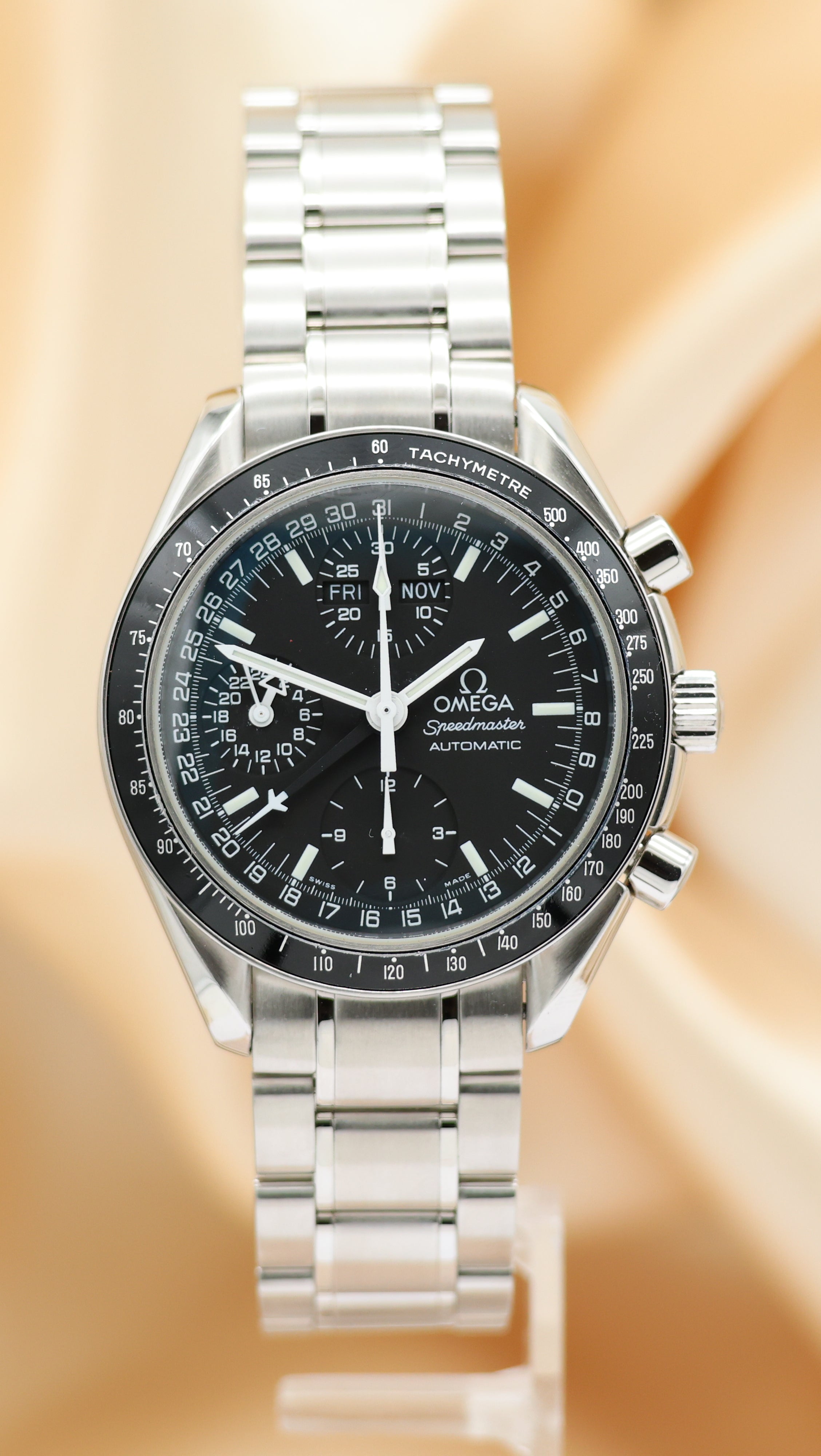 Omega Speedmaster Day Date Automatik Herrenuhr 35205000 Box + og. Papiere