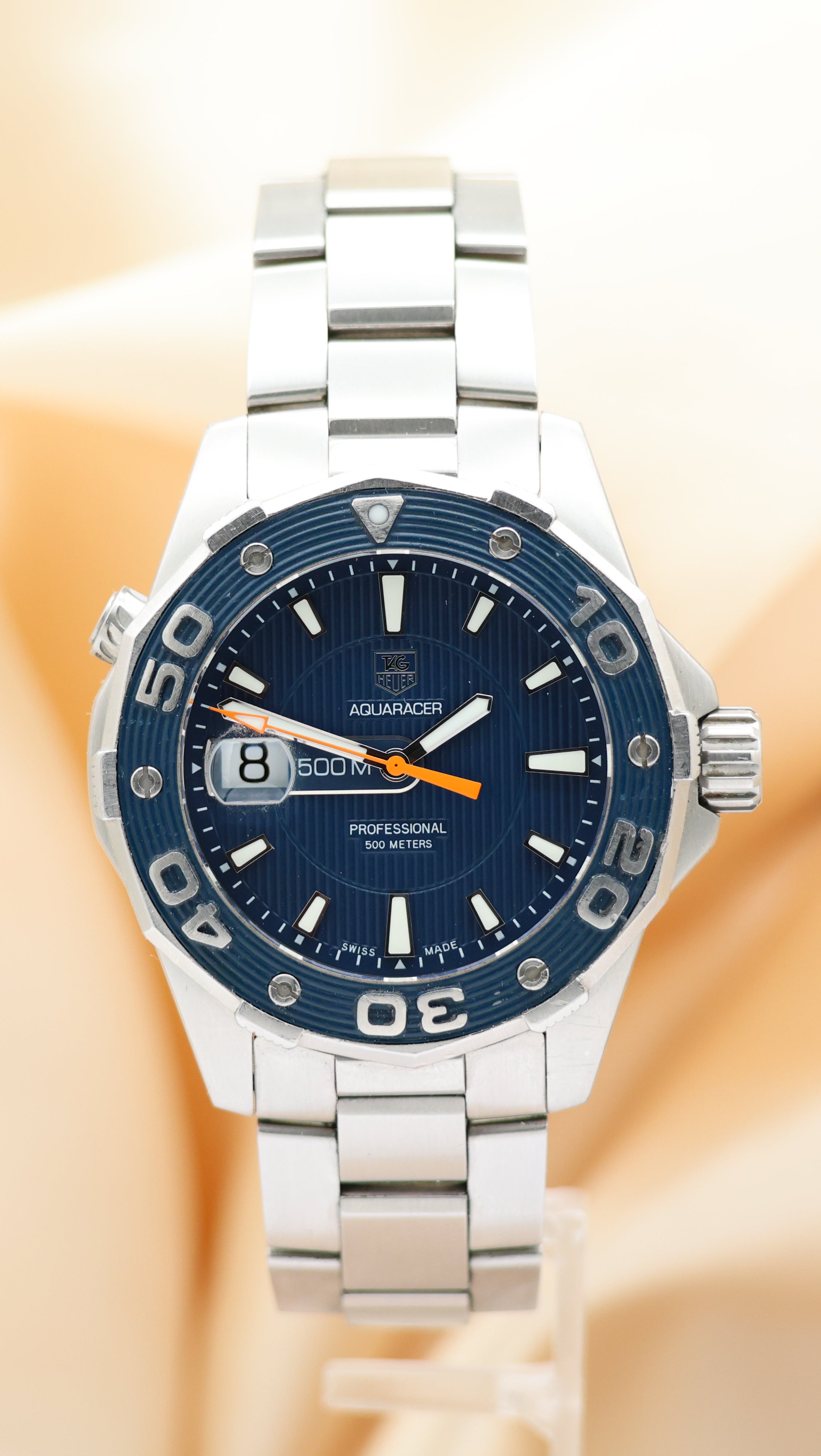 Tag Heuer Aquaracer Quarz Herrenuhr  WAJ1112 Box + og. Papiere