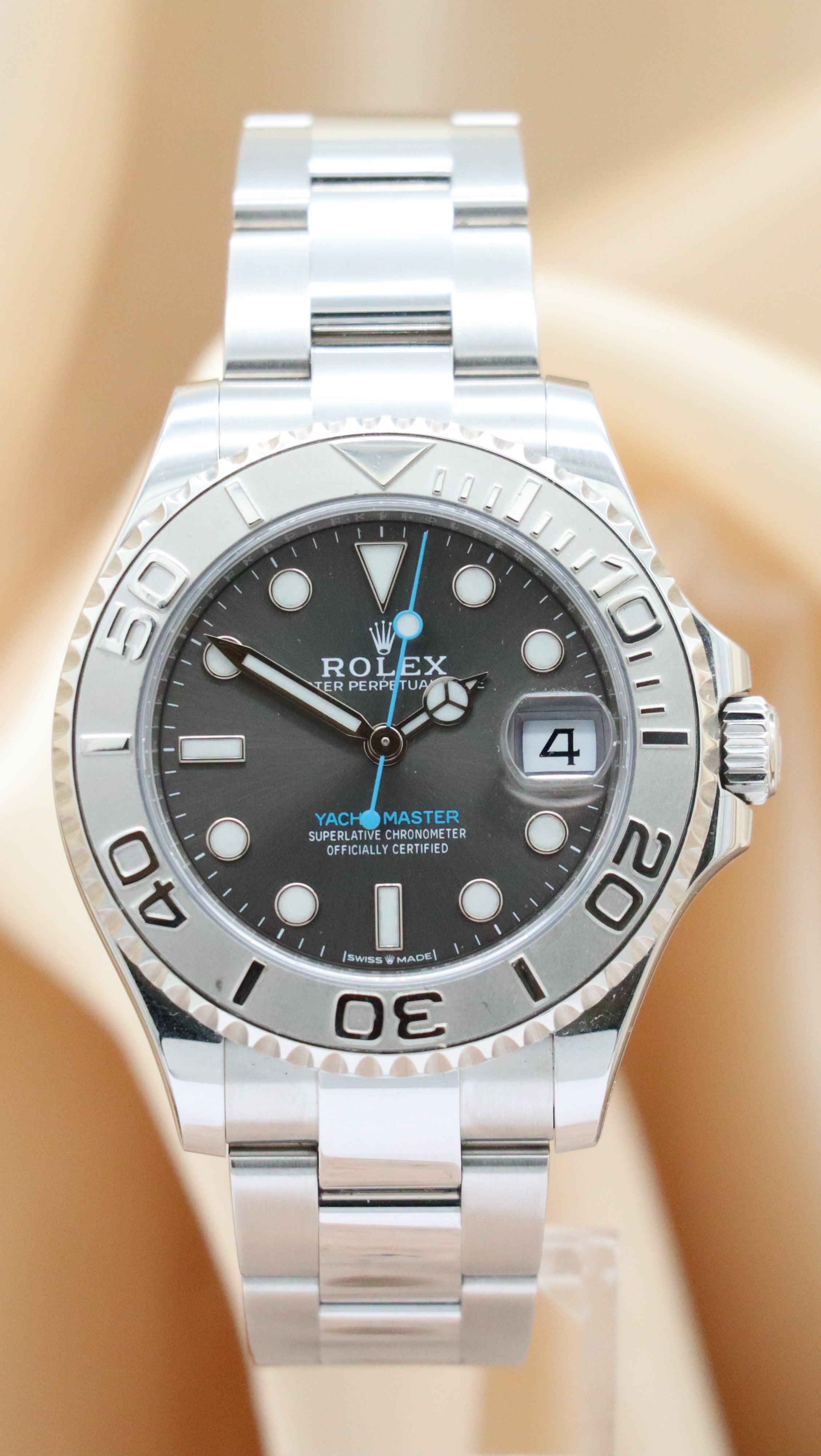 Rolex Yachtmaster 37mm Automatik Herrenuhr 268622 Box + og. Papiere