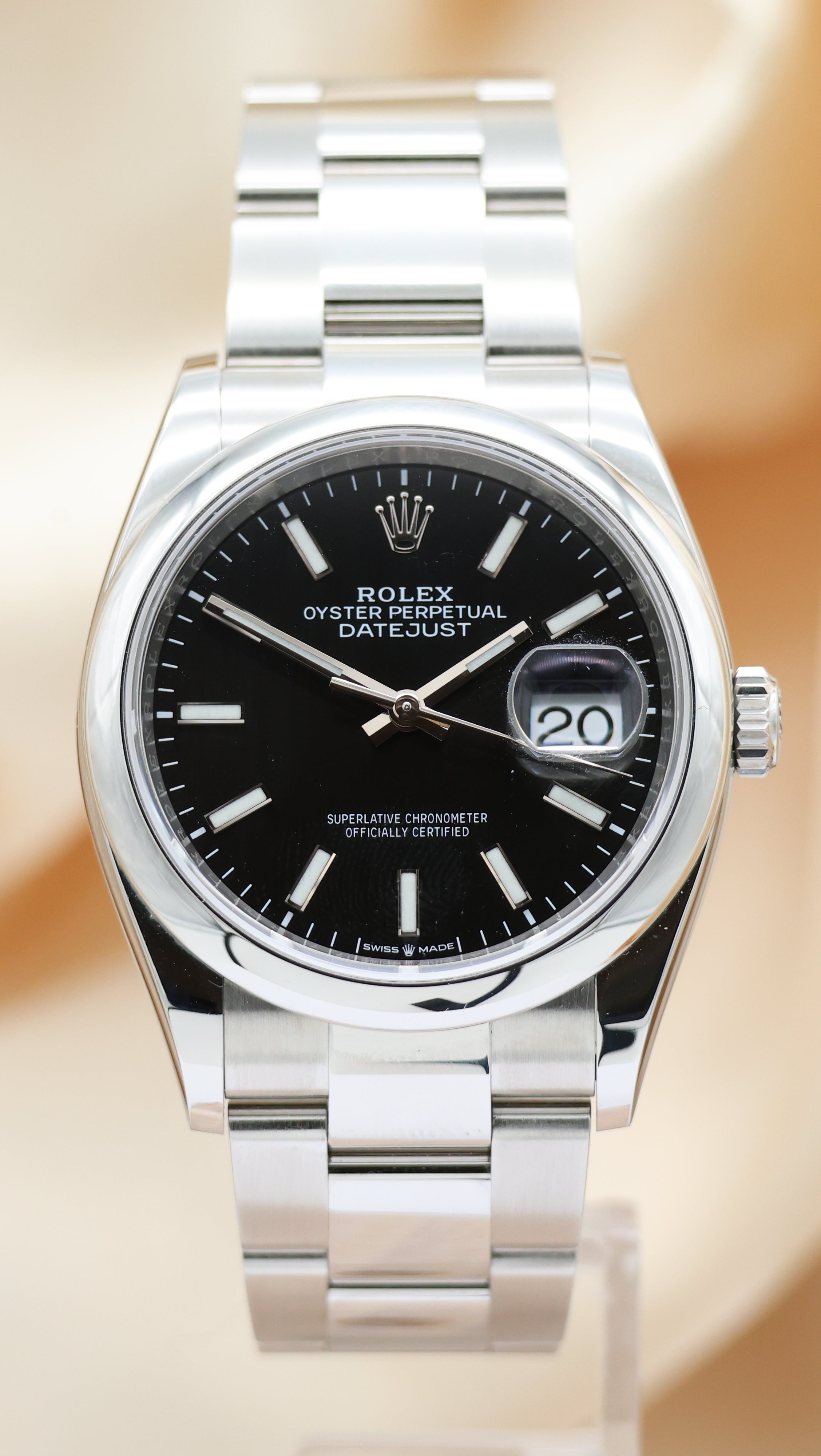 Rolex Datejust 36 Automatik 126200 Box + og. Papiere