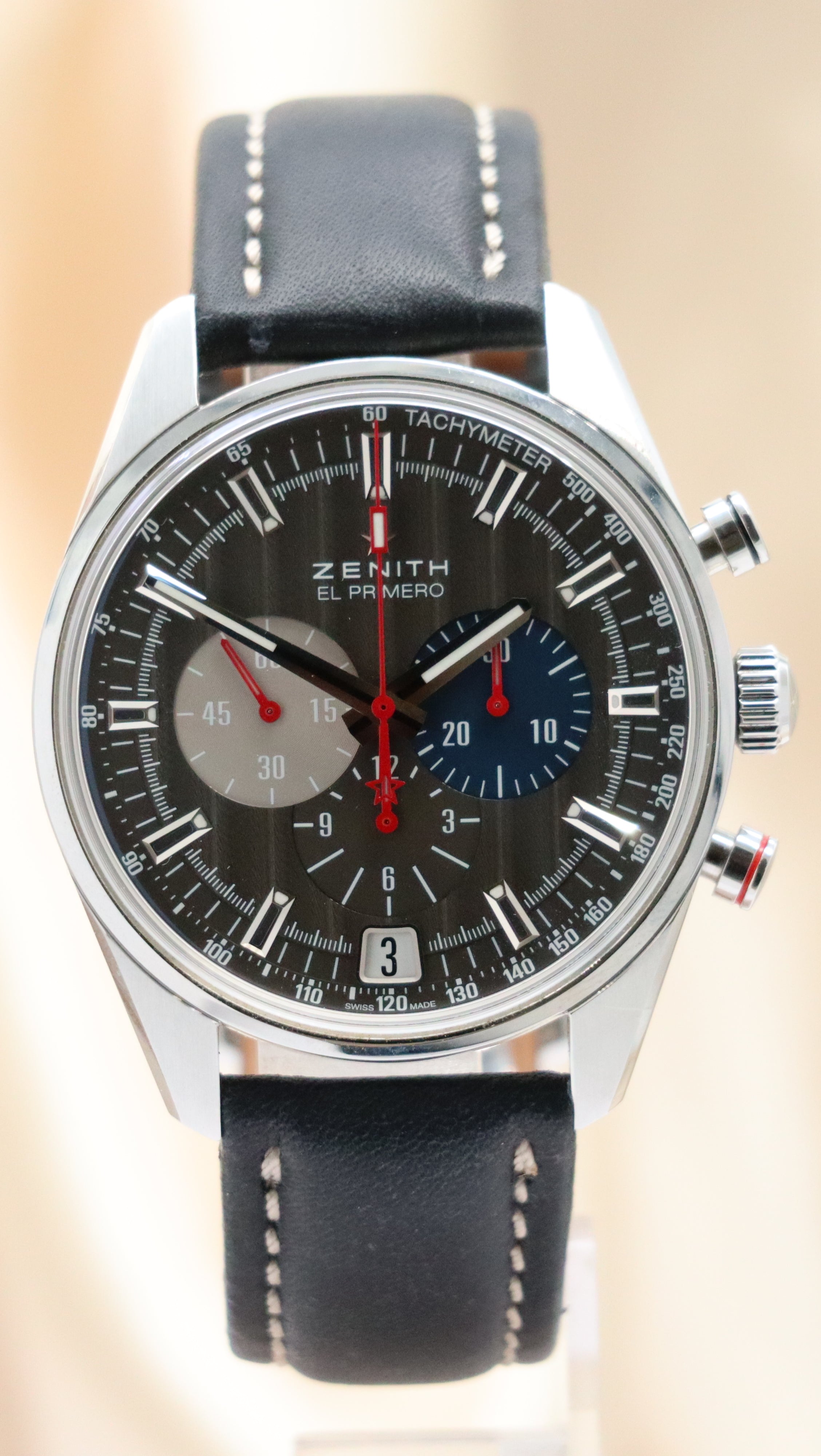 Zenith El Primero 36'000VpH 42mm Automatic Men's Watch 03.2046.400 Box + og. papers