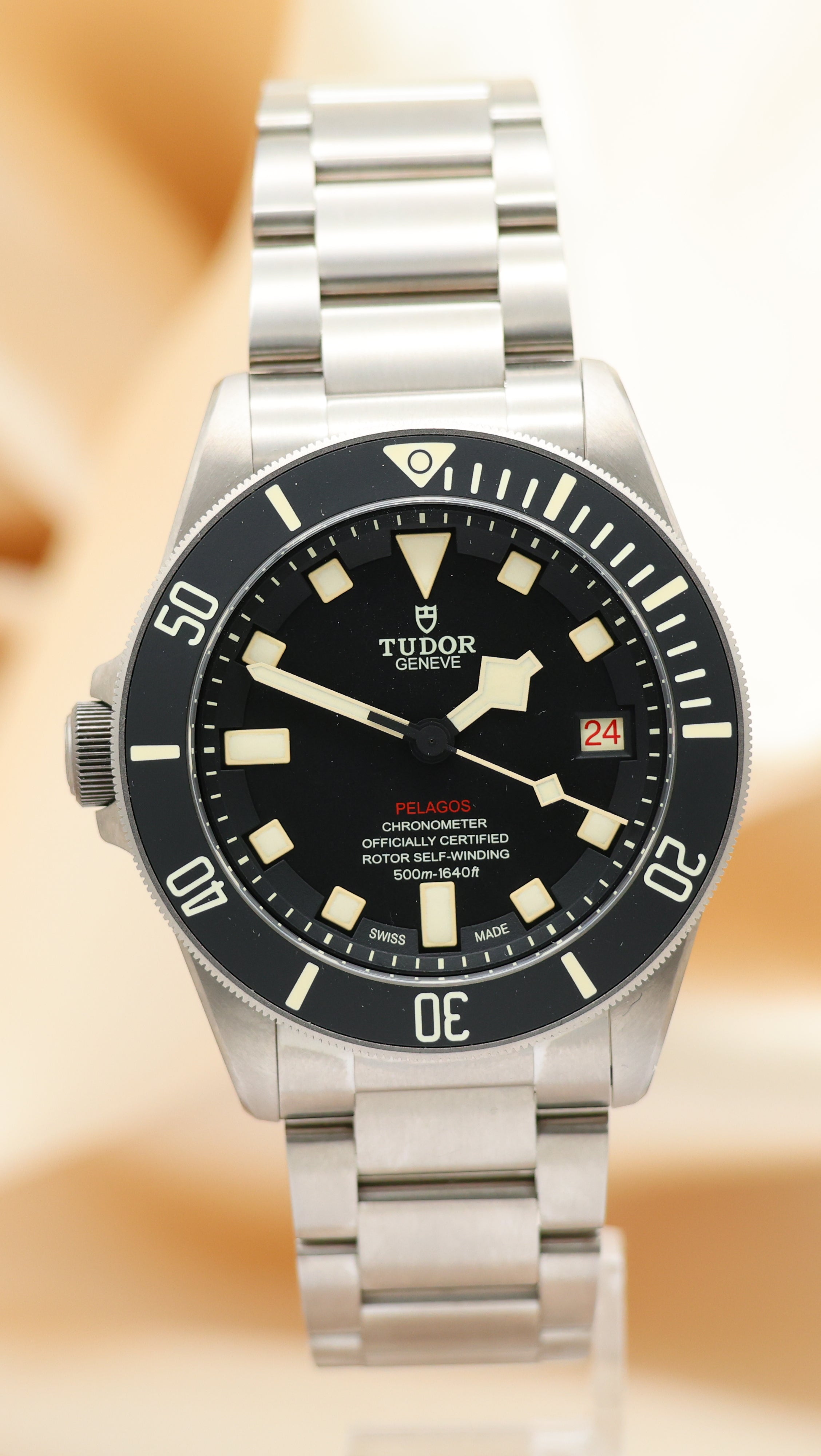 Tudor Pelagos Lefthand 42mm Automatik Herrenuhr 25610TNL Box + og. Papiere