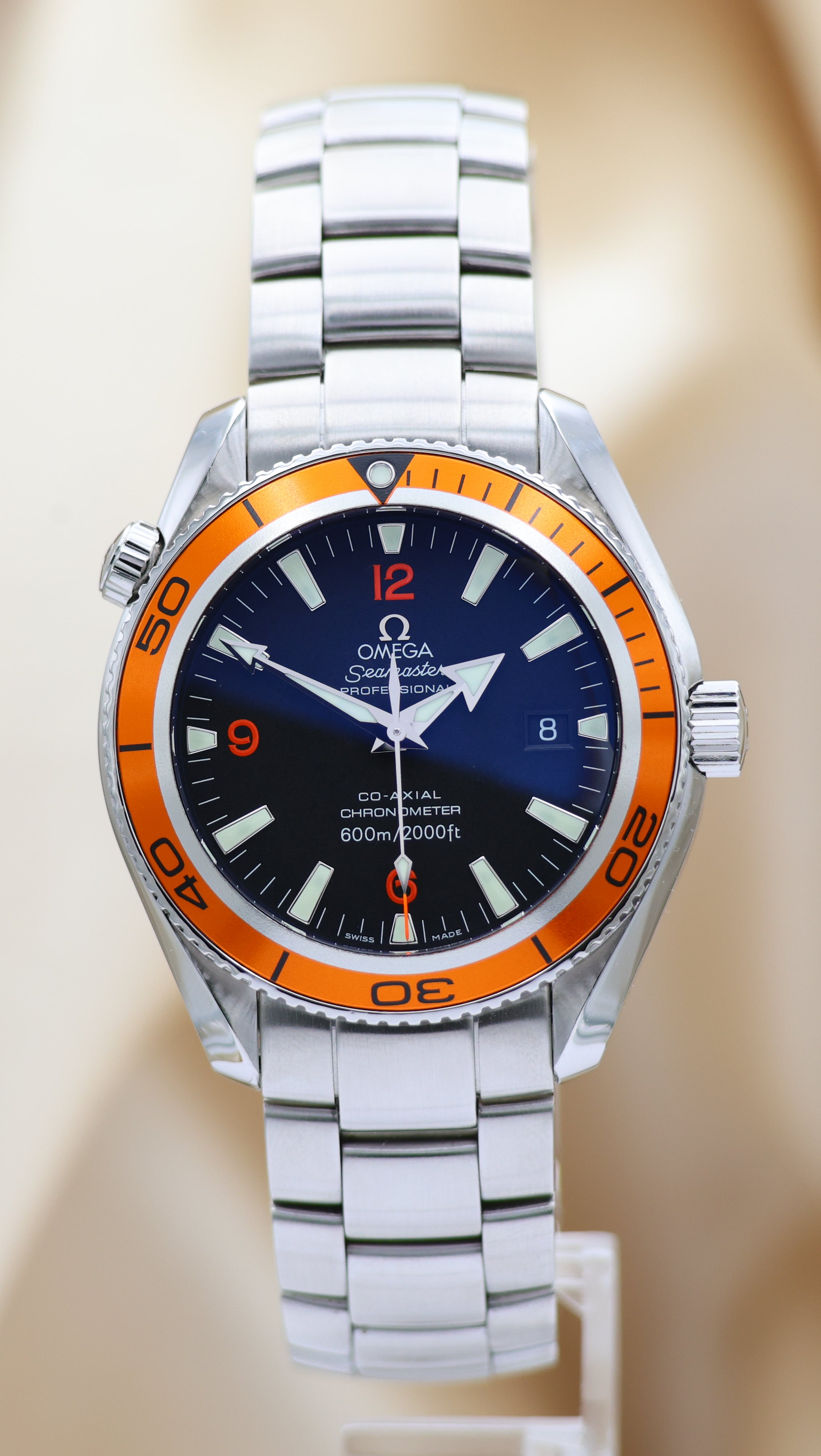 Omega Seamaster Planet Ocean 42mm Automatik 22095000 Box + og. Papiere