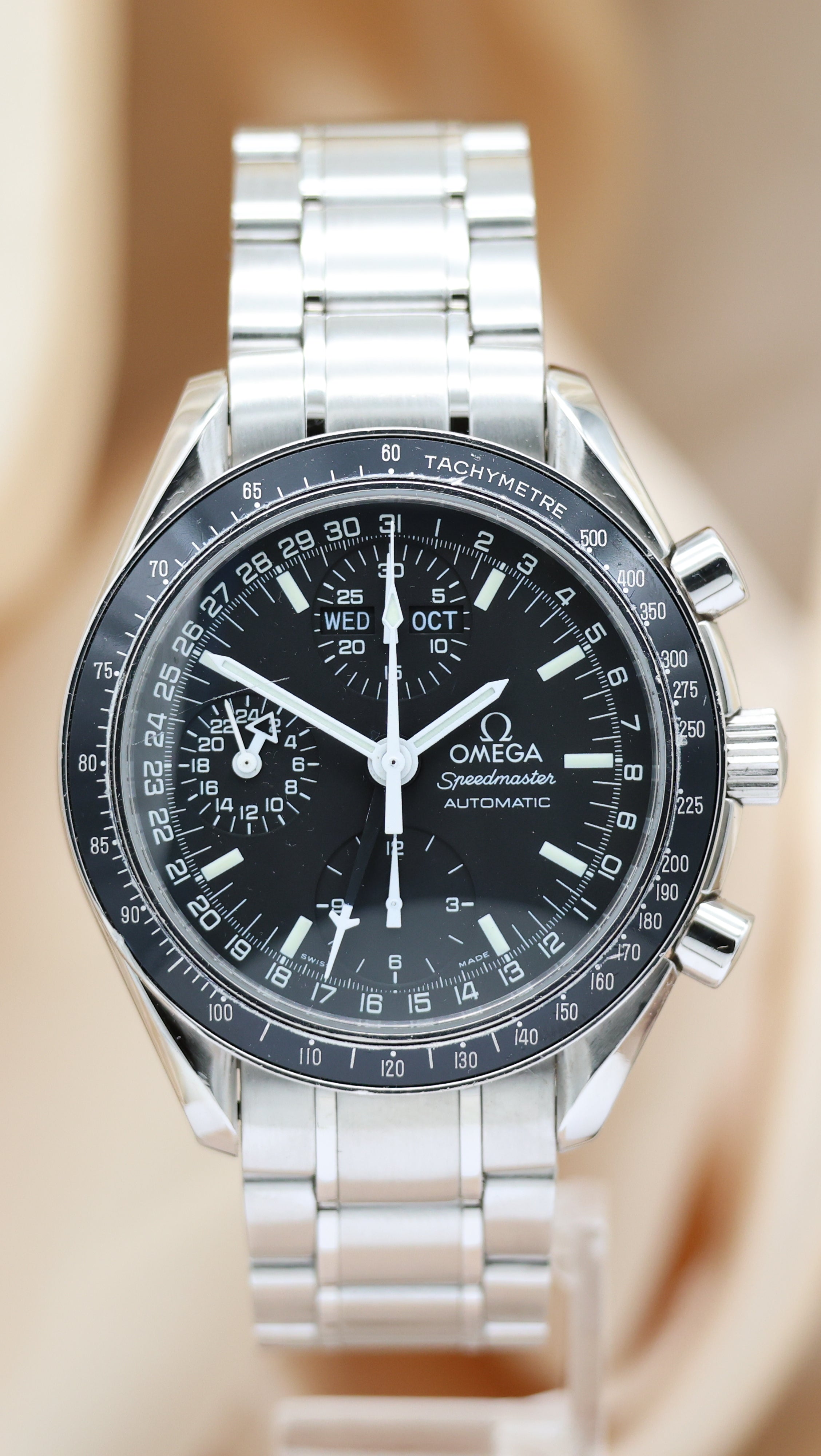 Omega Speedmaster Day Date 39mm Automatik Herrenuhr 35205000