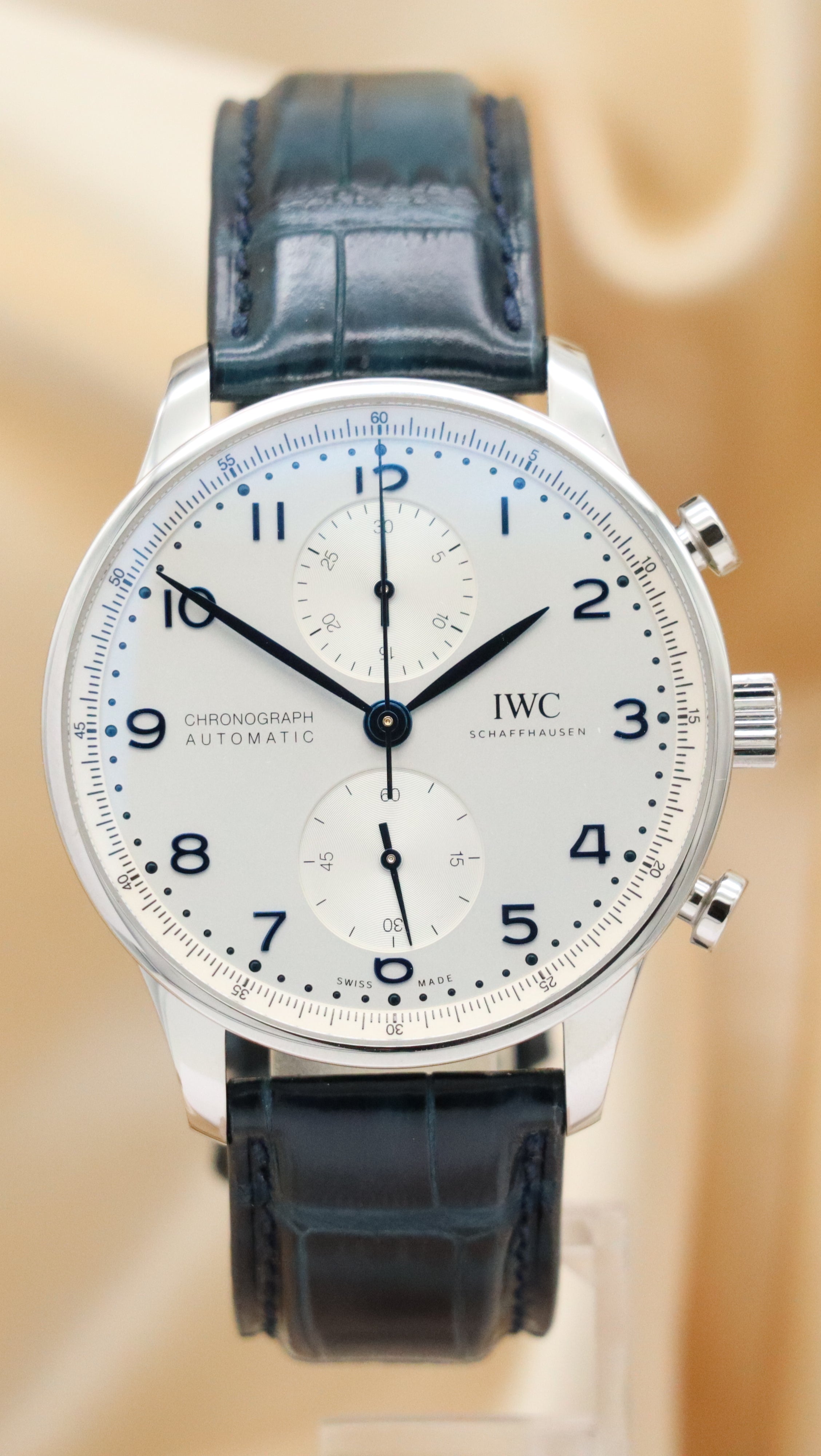 IWC Portugieser Chronograph Portuguese Automatik Neu IW371605 Box + og. Papiere