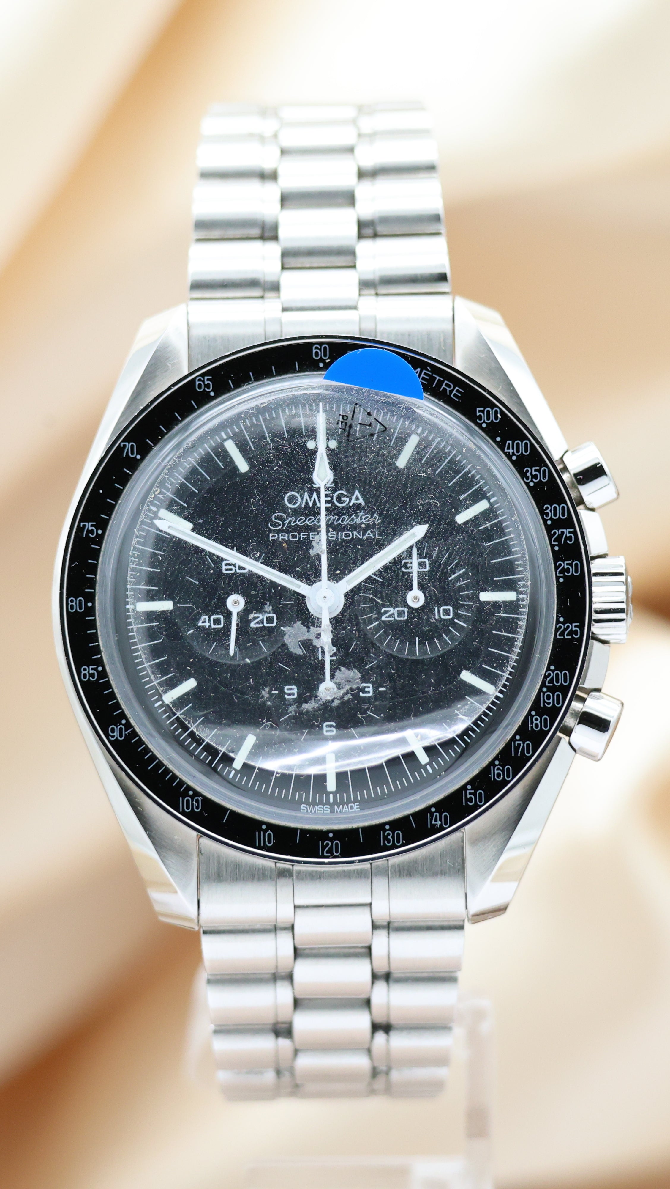 Omega Speedmaster Moonwatch Handaufzug Push-Schließe 31030425001001 Box + og. Papiere