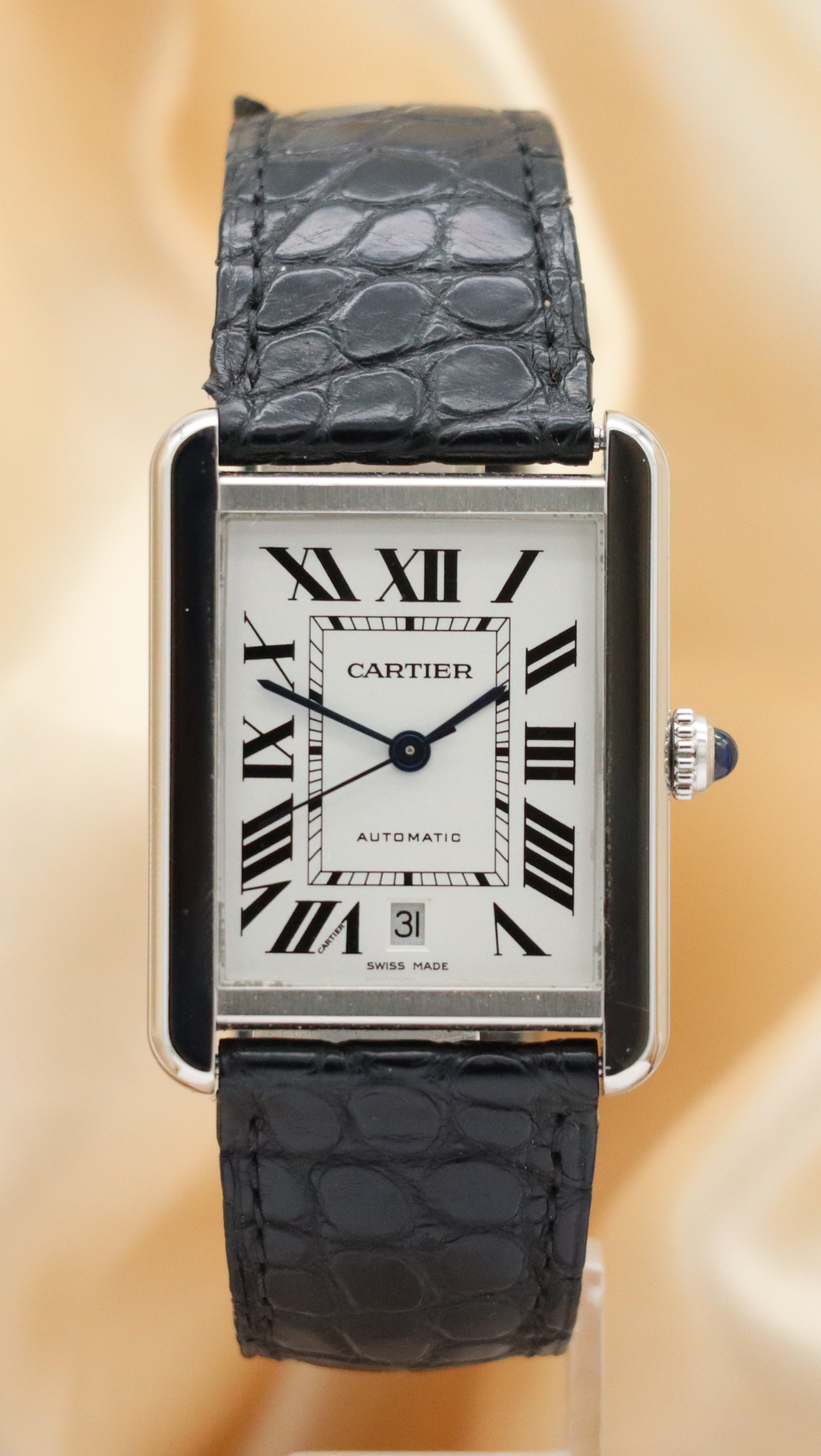 Cartier Tank Solo 31mm x 40mm Automatic 3515 Box + og. papers