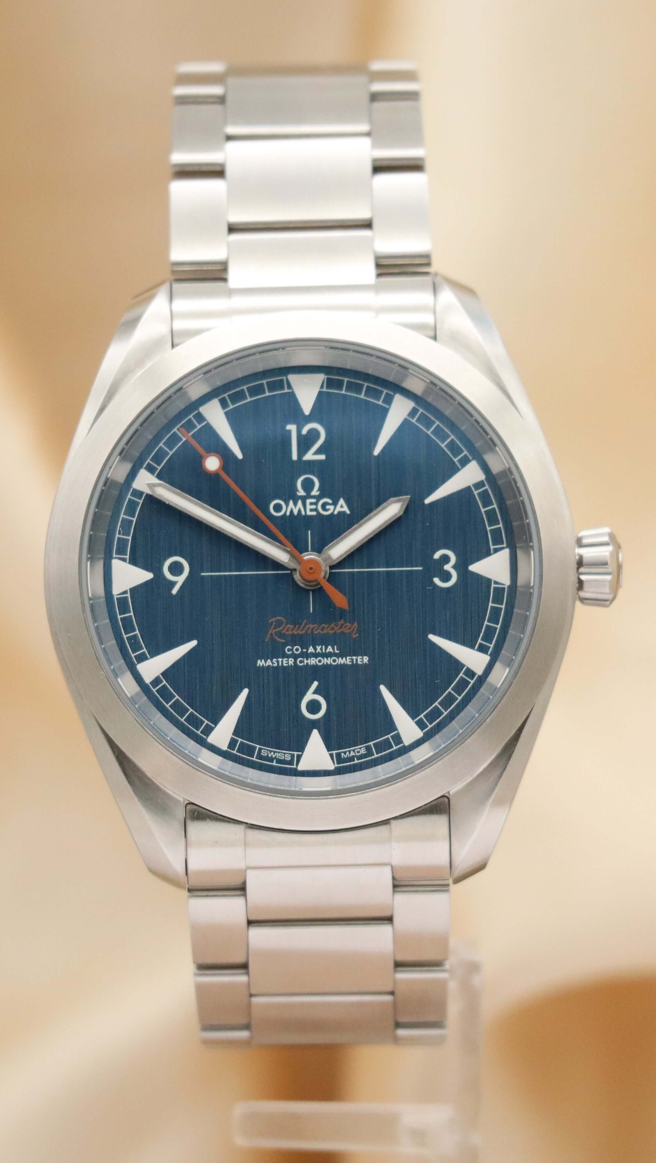 Omega Seamaster Railmaster Automatik 22010402003001 Box + og. Papiere