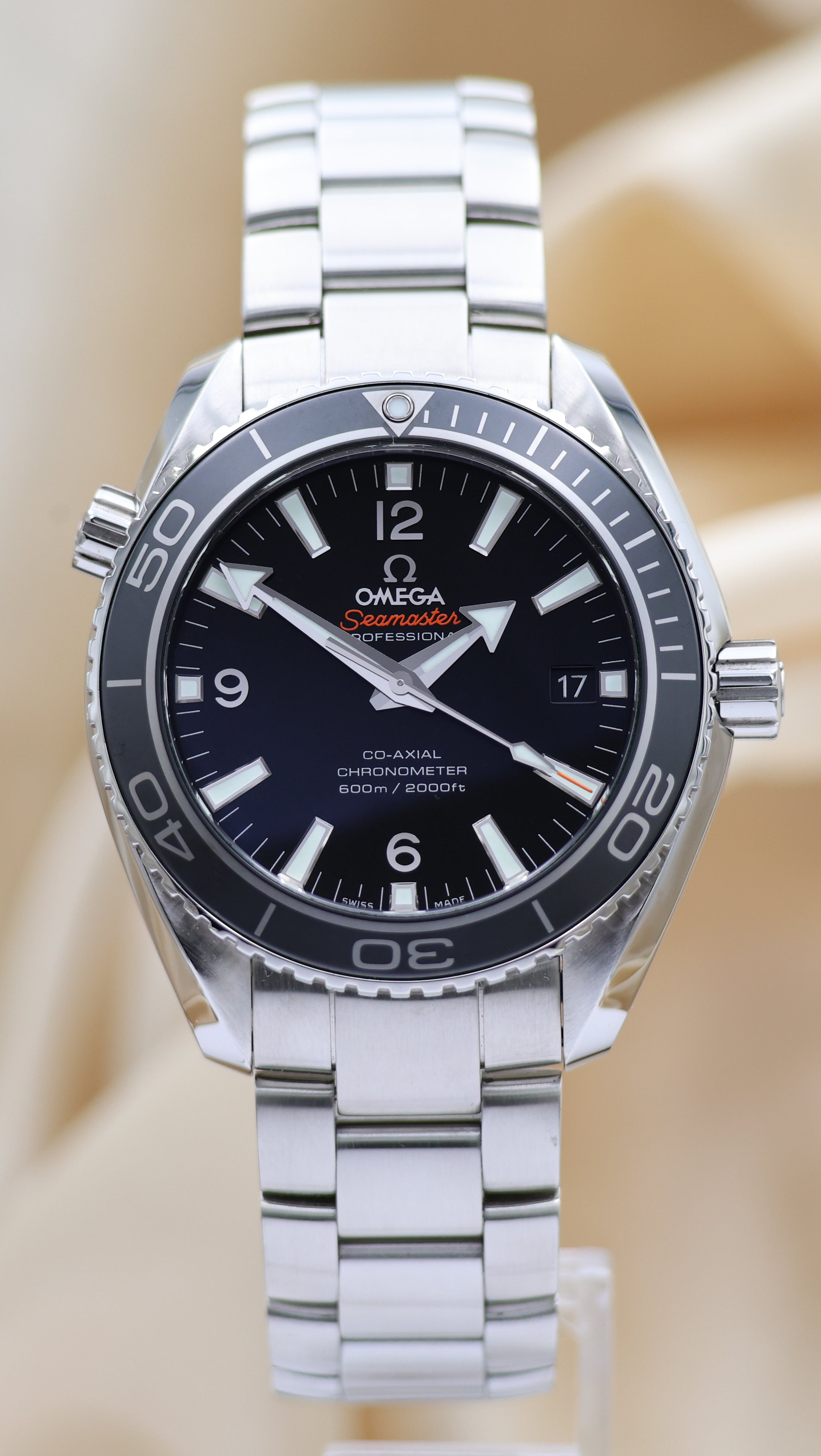 Omega Seamaster Planet Ocean 42mm Automatik Herrenuhr	 23230422101001 Box + og. Papiere