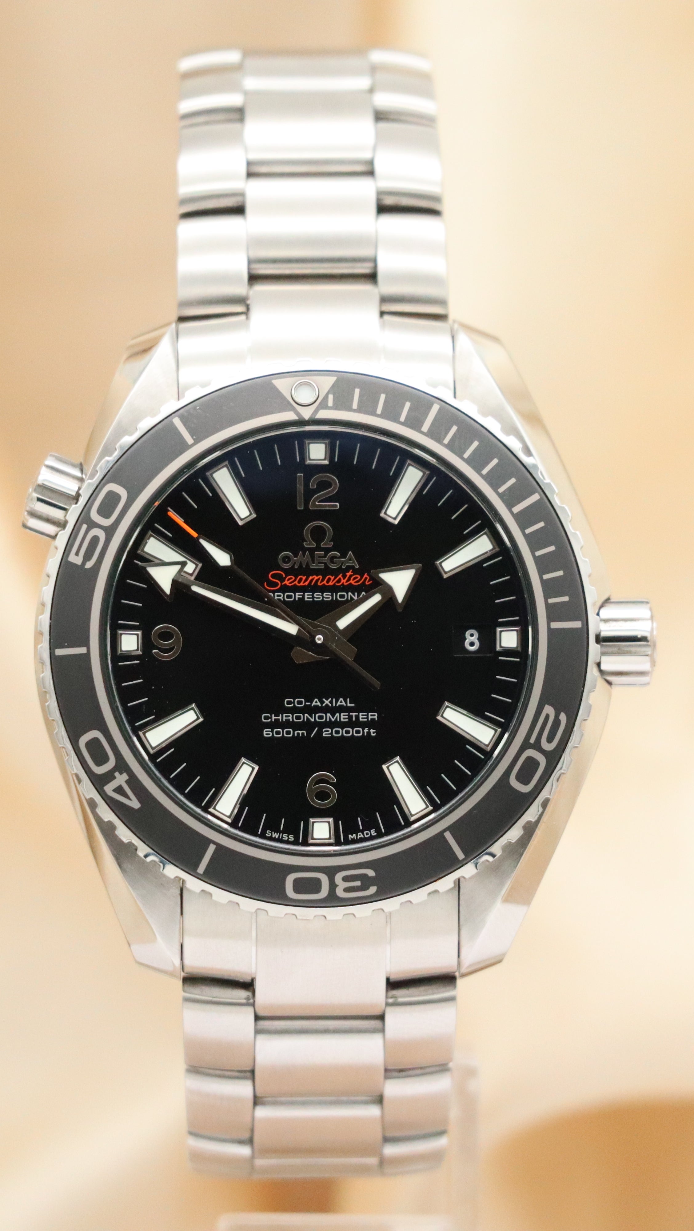 Omega Seamaster Planet Ocean 42mm Automatik Herrenuhr 23230422101001 Box + og. Papiere