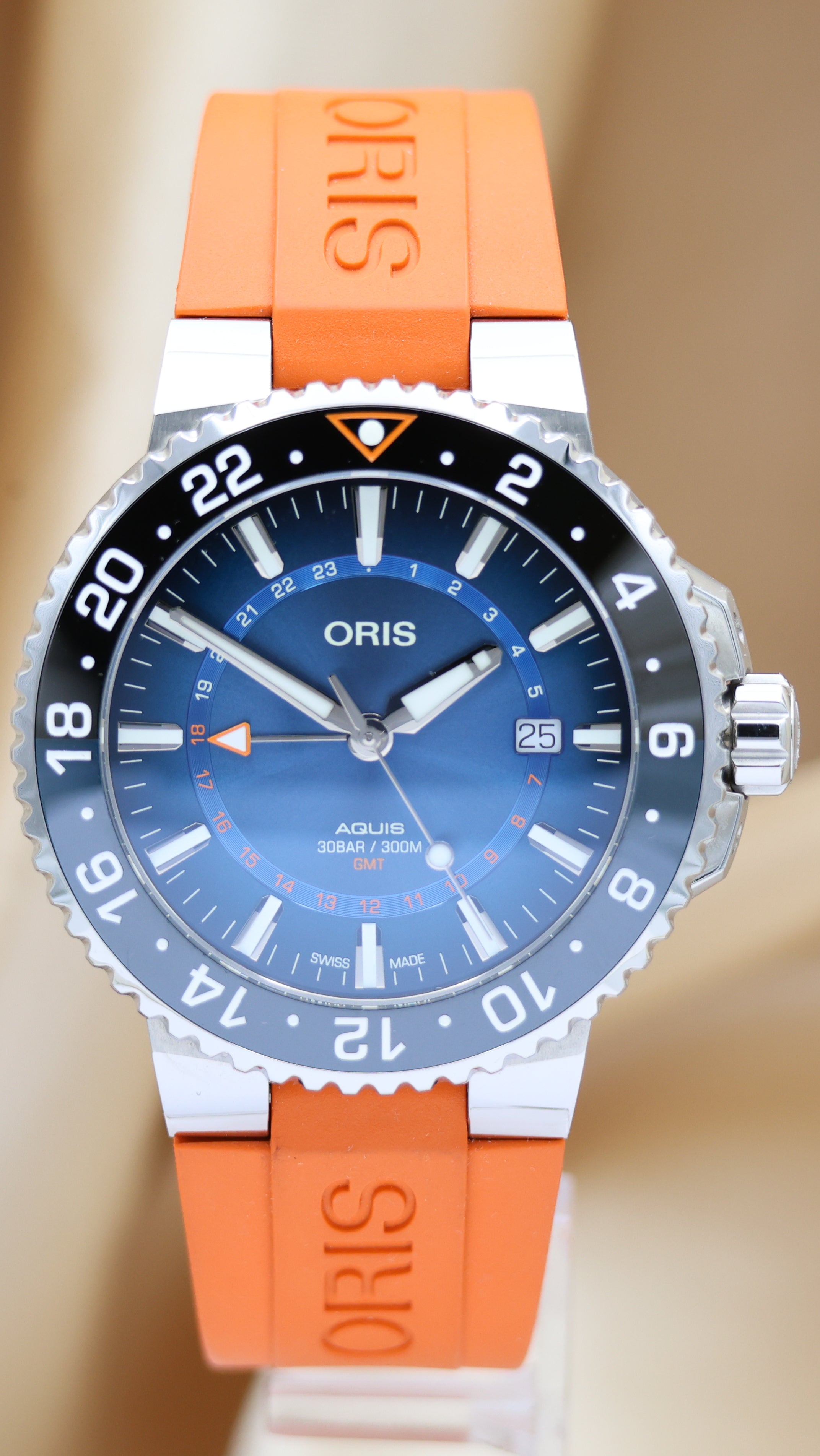 Oris Aquis Carysfort Reef GMT Limited Edition 01 798 7754 4185 Box + og. Papiere