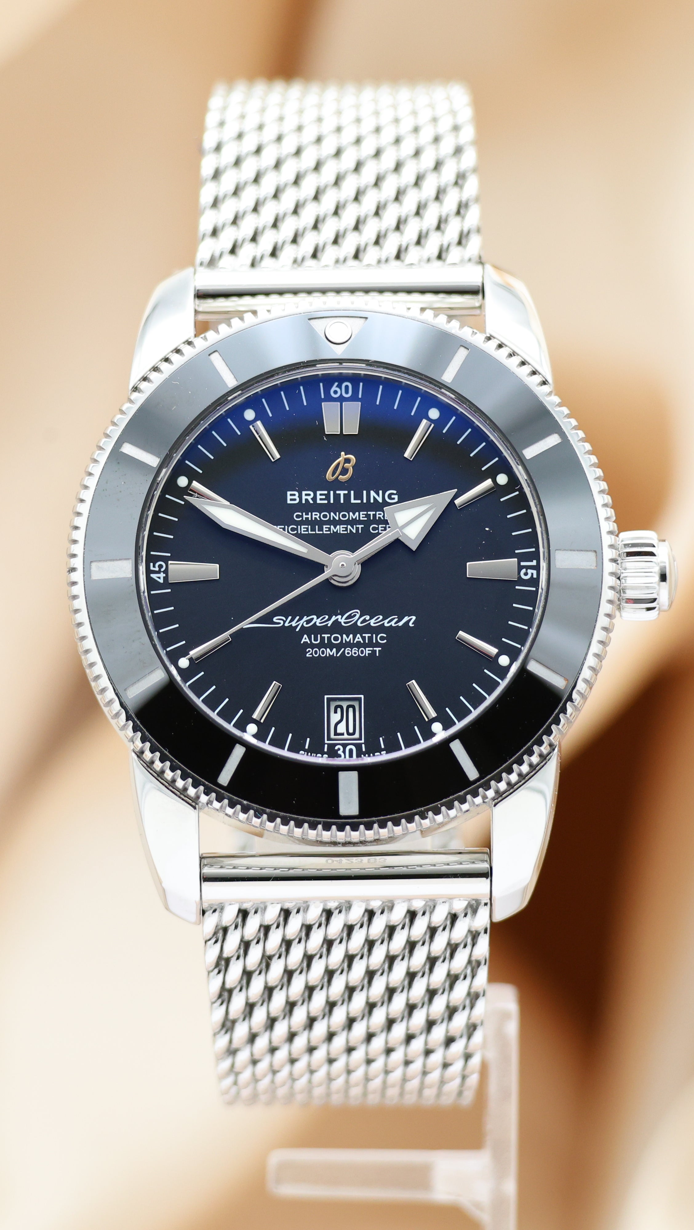 Breitling Superocean Heritage 42mm Automatik Herrenuhr AB2010 Box + og. Papiere