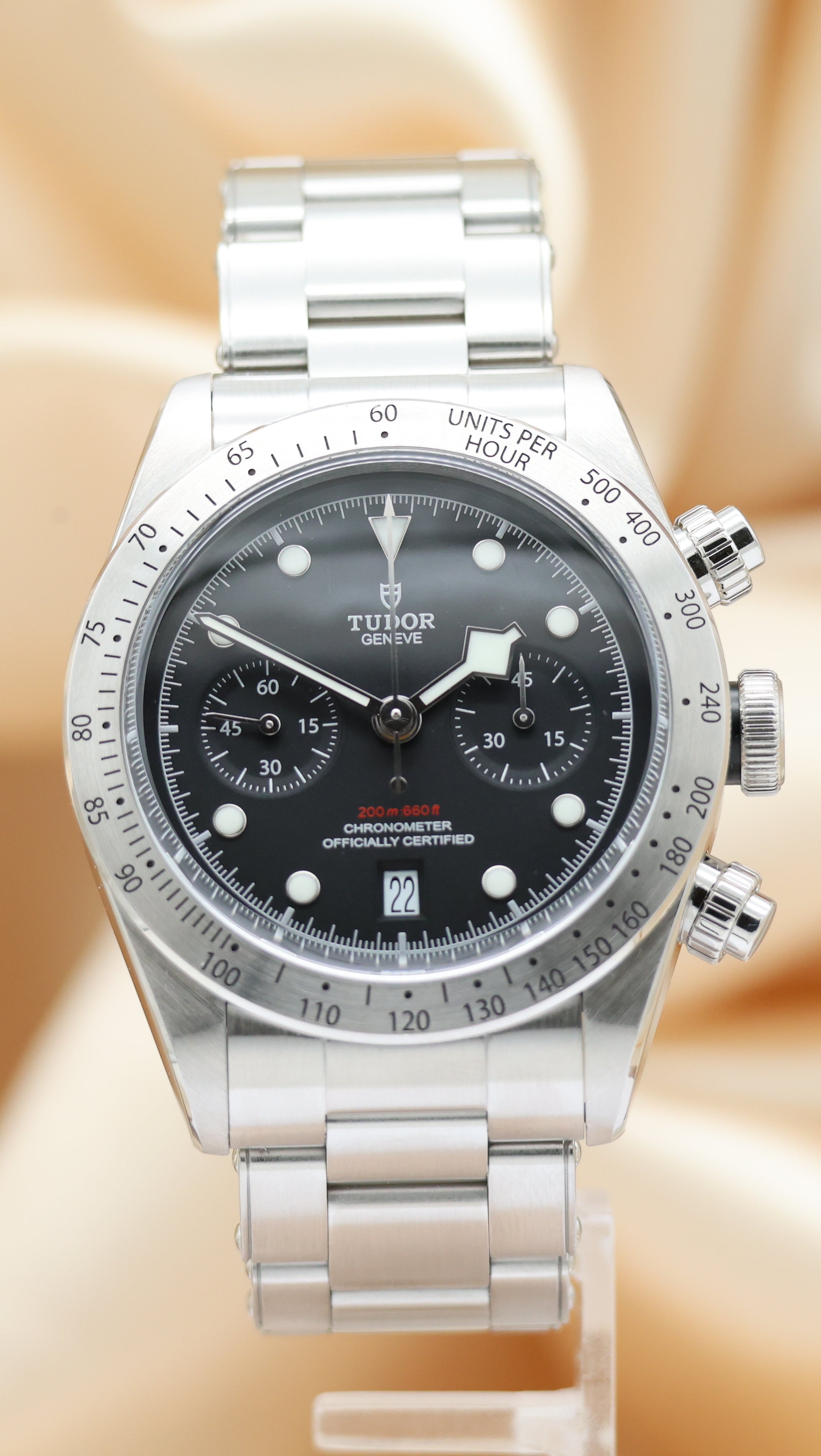 Tudor Black Bay Chrono Automatik 79350 Box + og. Papiere