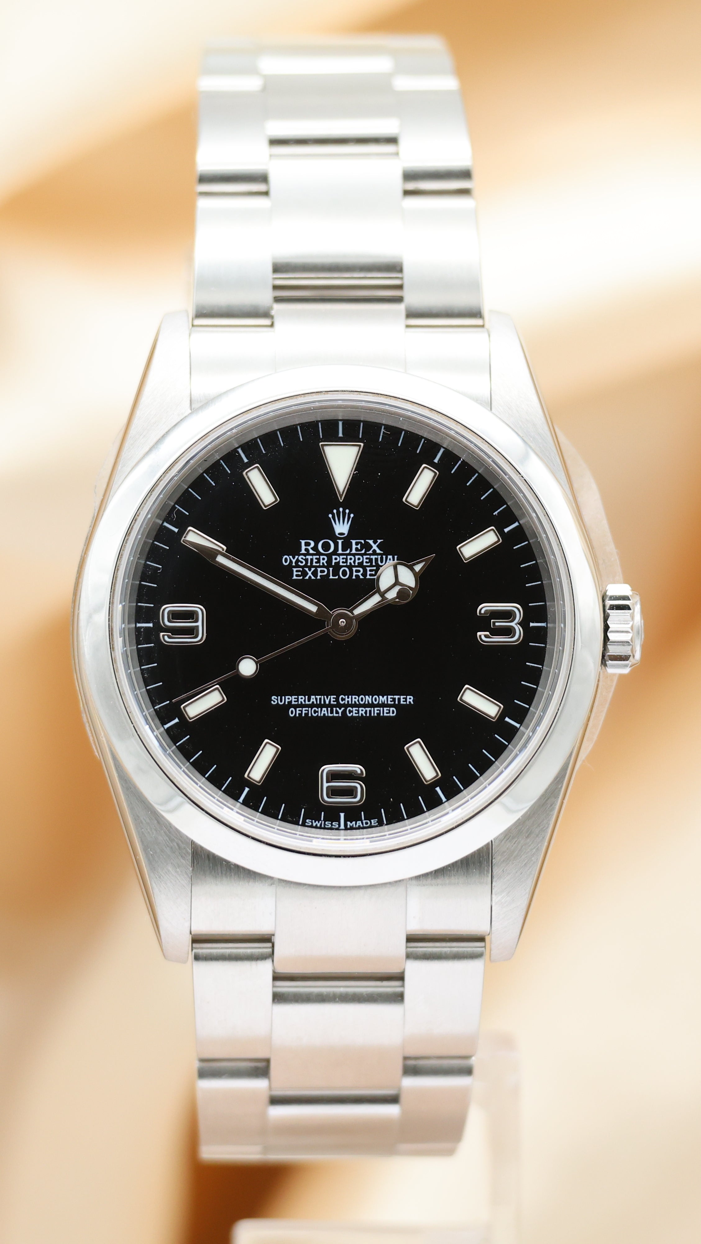 Rolex Explorer 36mm Automatik Herrenuhr 114270 Original Papiere