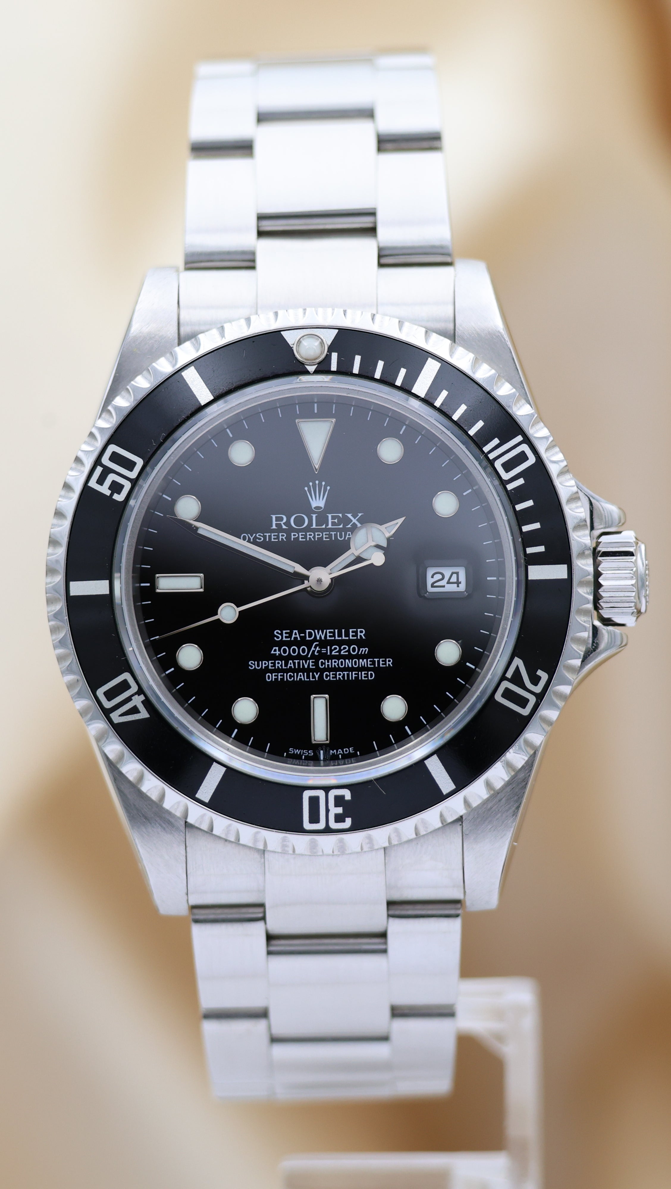 Rolex Sea-Dweller 4000 Automatik Herrenuhr	 16600 Box