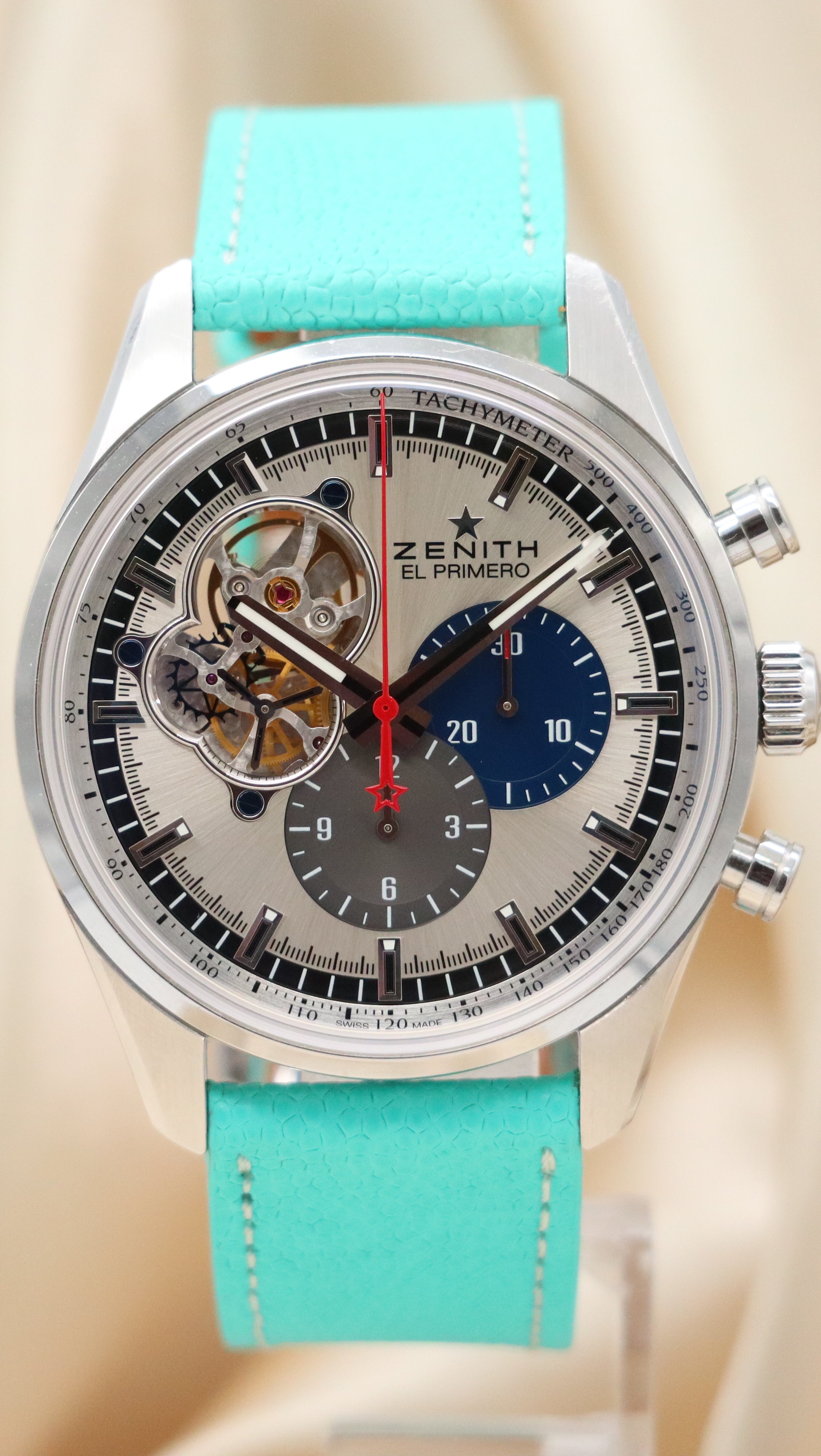 Zenith El Primero Chronomaster 42mm Automatic Men's Watch 03.2040.4061/69C496 Box + above papers