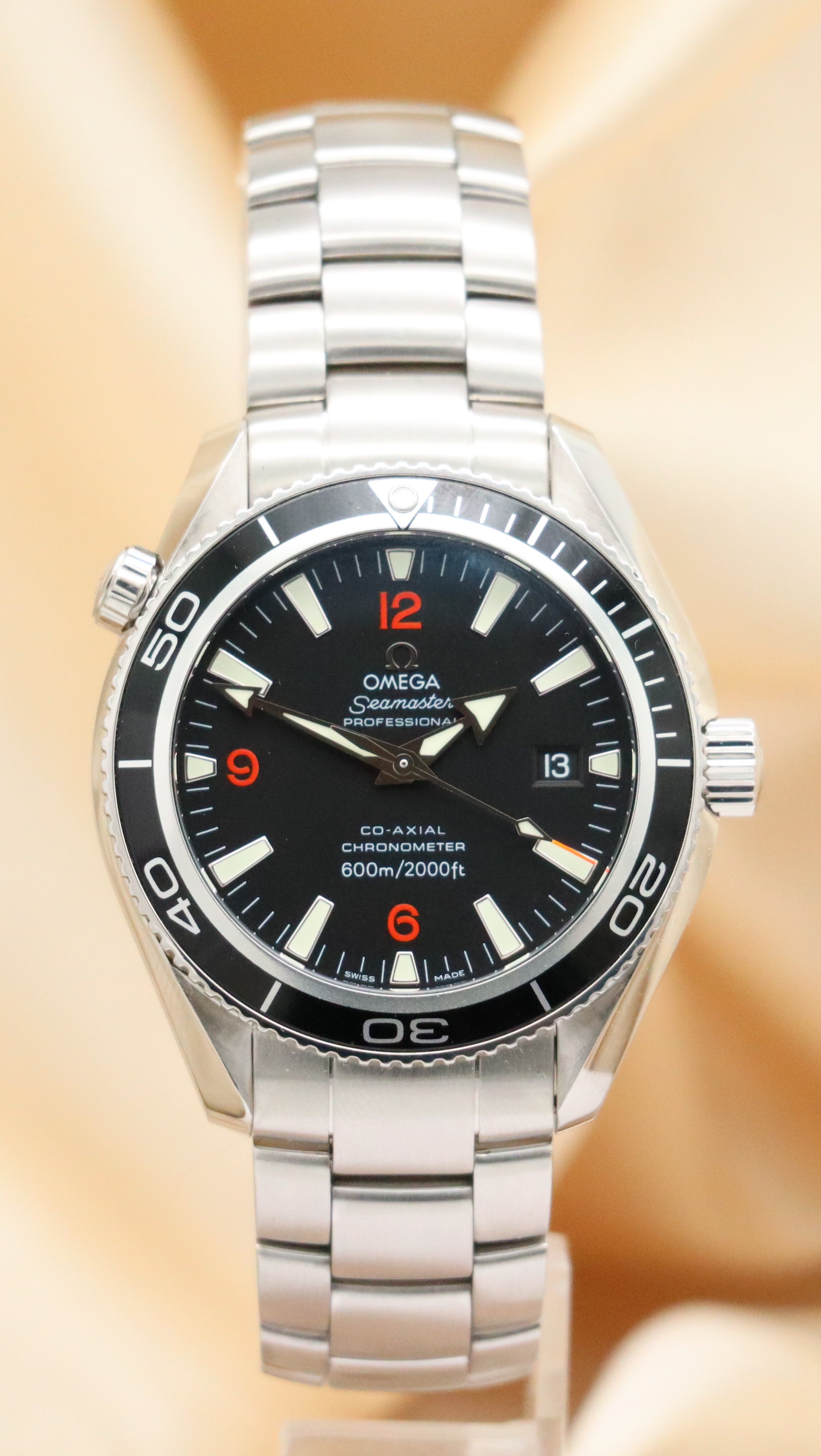 Omega Seamaster Planet Ocean Automatik Herrenuhr  22015100 Box + og. Papiere