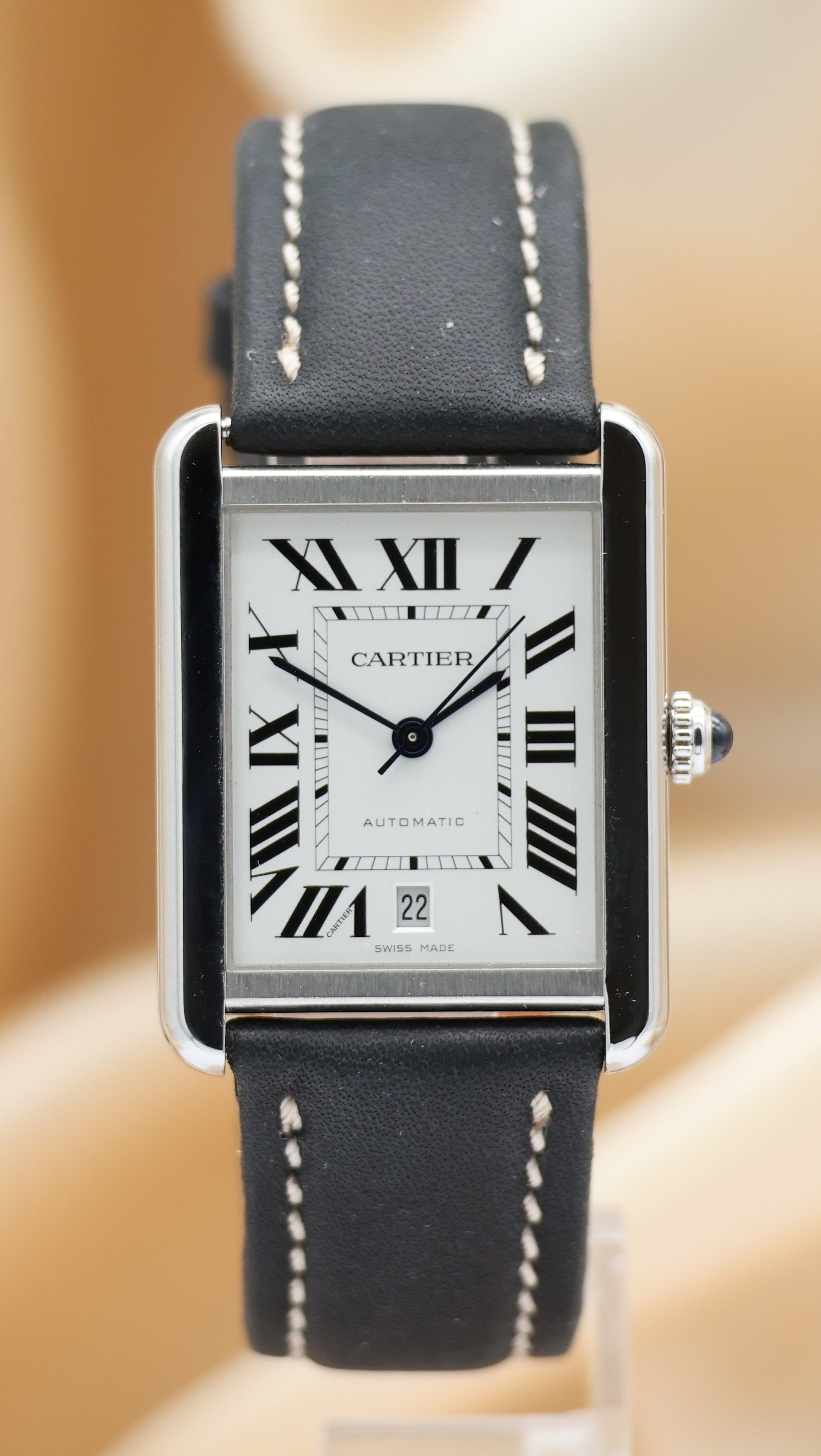 Cartier Tank Solo 31mm Automatik	 3800 Original Papiere