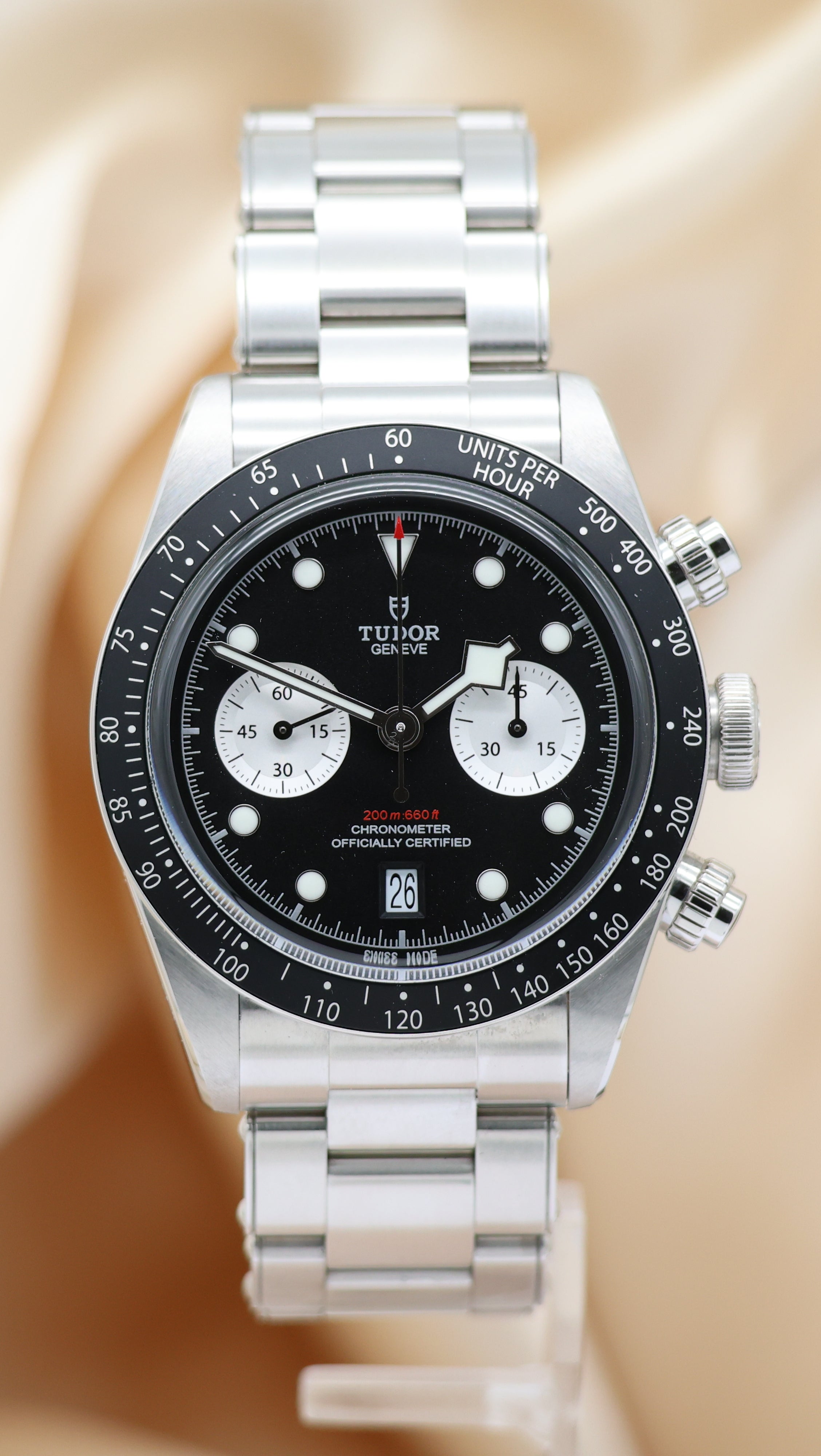 Tudor Black Bay Chrono 41mm Automatik Herrenuhr 79360N Box + og. Papiere