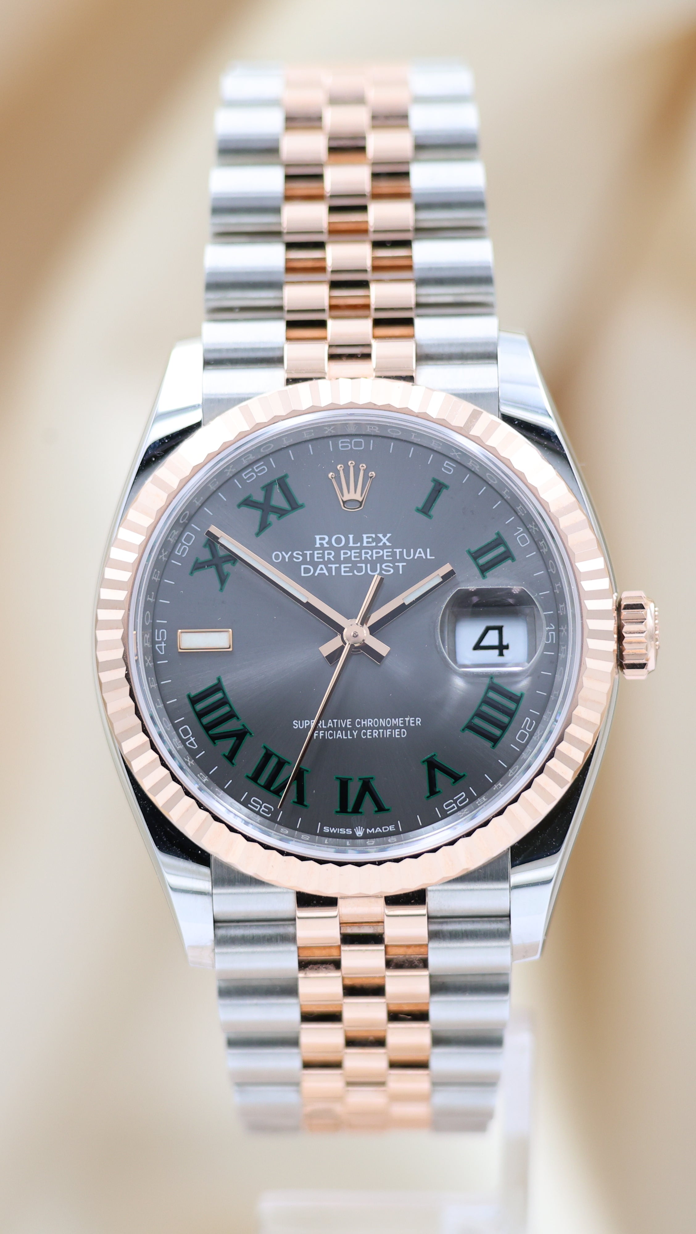 Rolex Datejust Wimbledon 36mm Automatik  126231 Box + og. Papiere