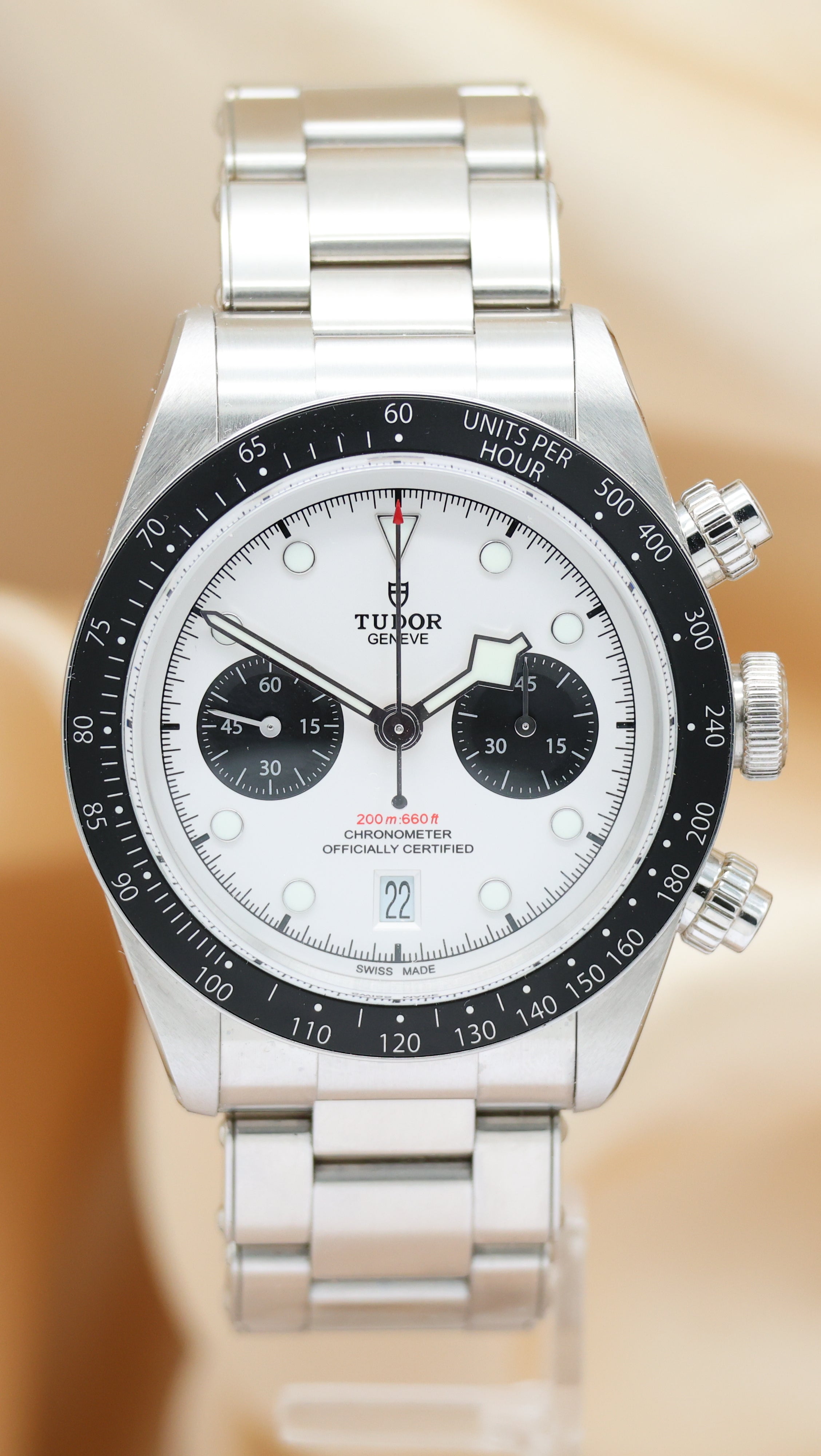 Tudor Black Bay Chrono Automatik Herrenuhr 79360N Box + og. Papiere