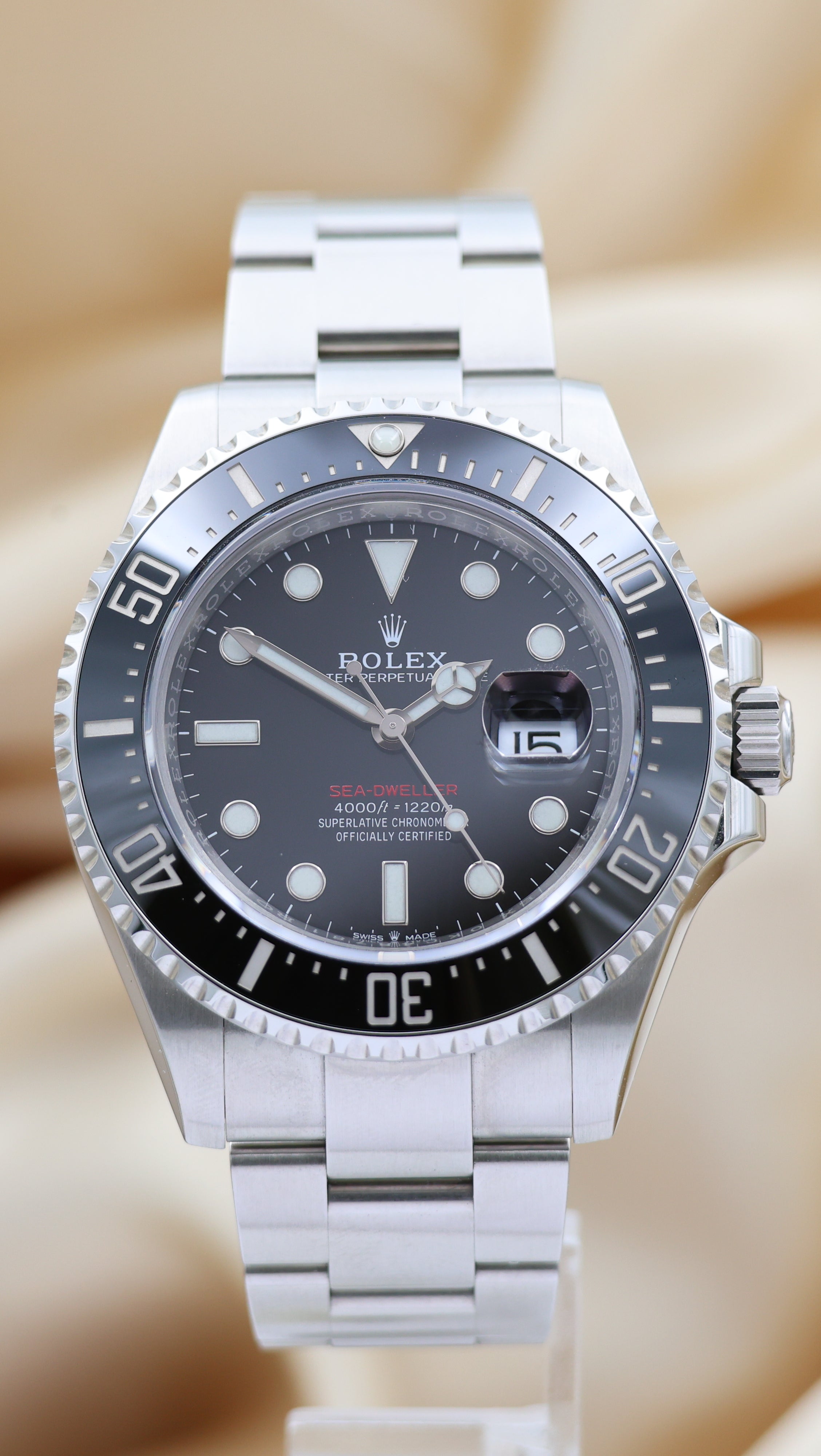 Rolex Sea-Dweller 43mm Automatik Herrenuhr	 126600 Box + og. Papiere