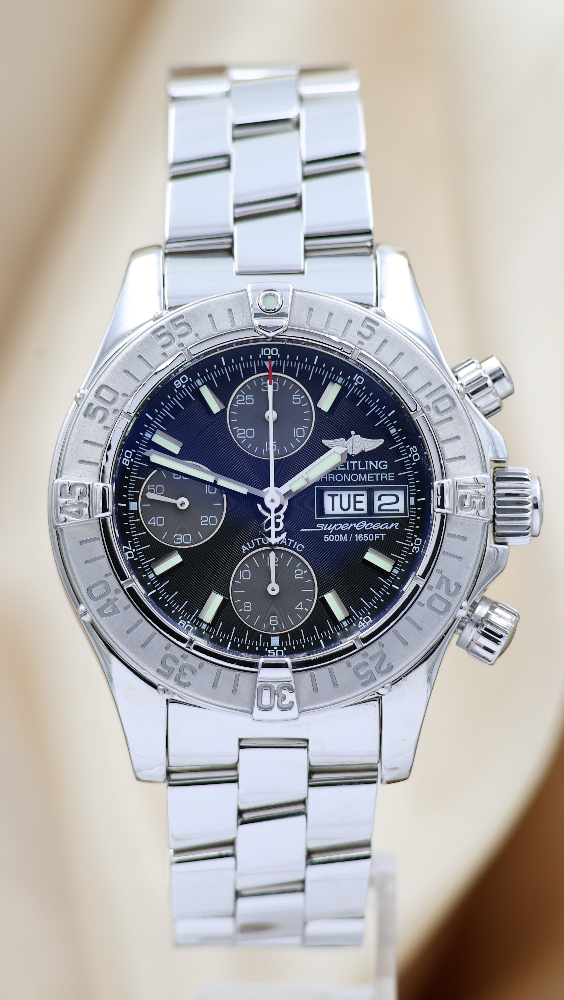 Breitling Superocean Chronograph II A13340 Box + above. papers