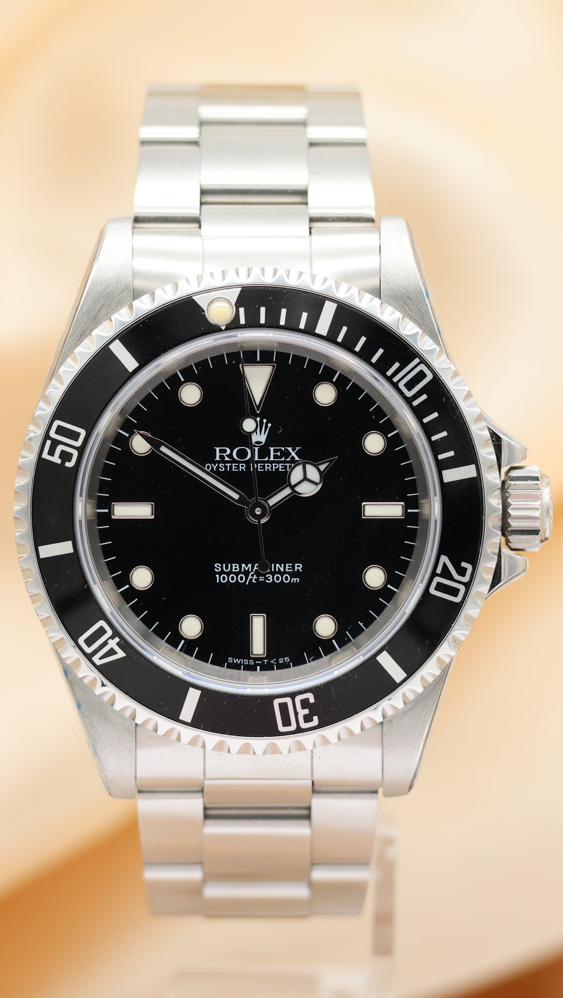 Rolex Submariner No-Date 40mm mit Rolex Service M14060 Box + Service Papers/Extrakt