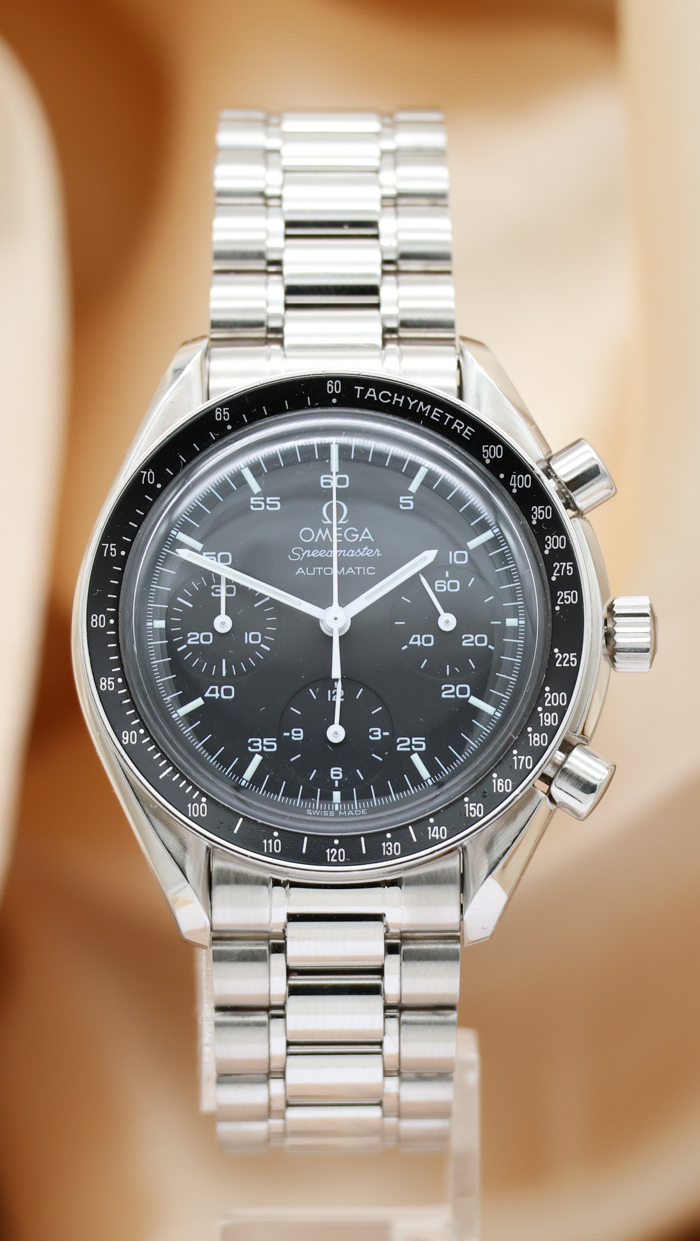 Omega Speedmaster Reduced 39mm Automatik Herrenuhr  35105000