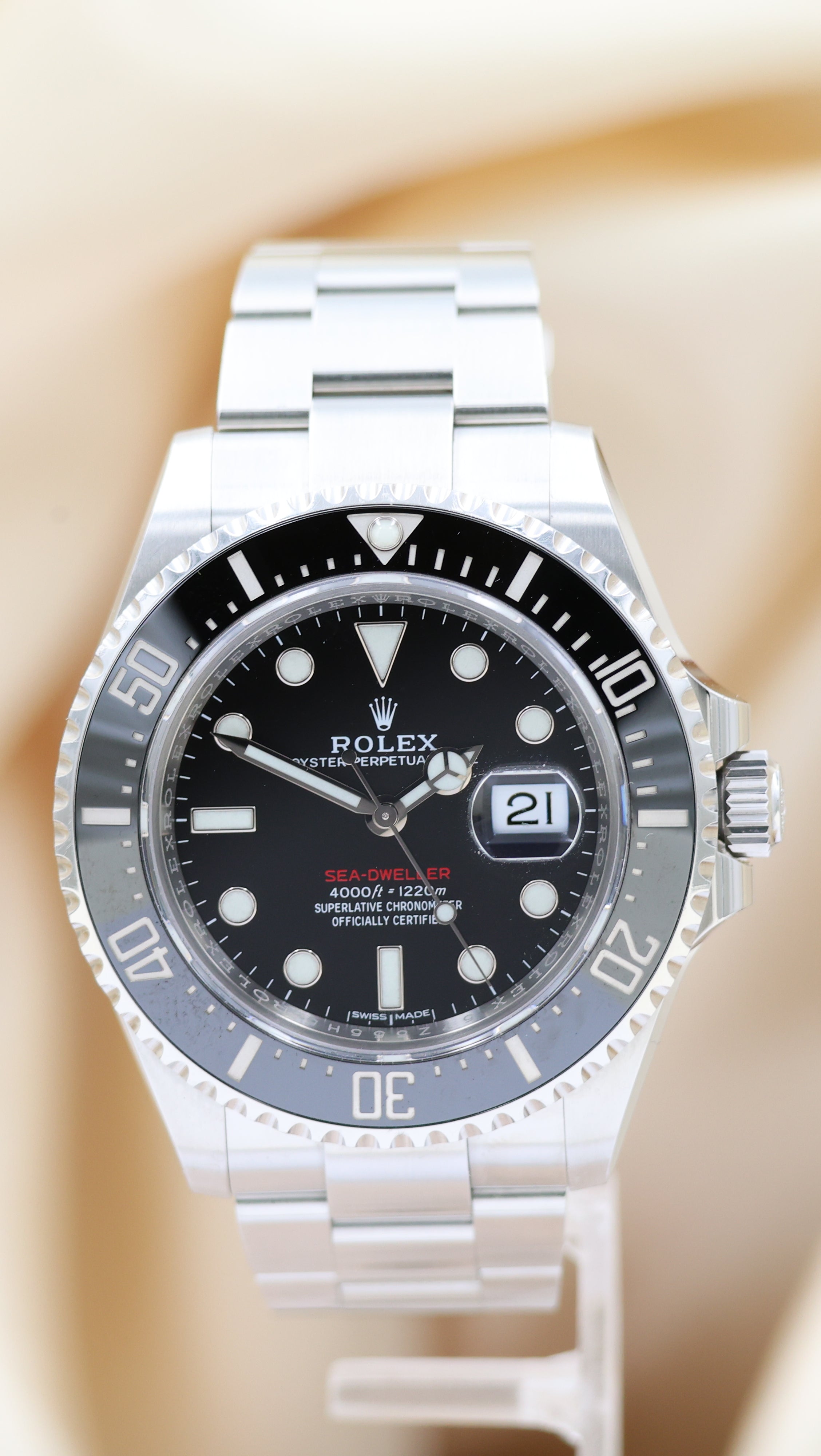 Rolex Sea-Dweller 43mm Automatik  126600 Box + og. Papiere