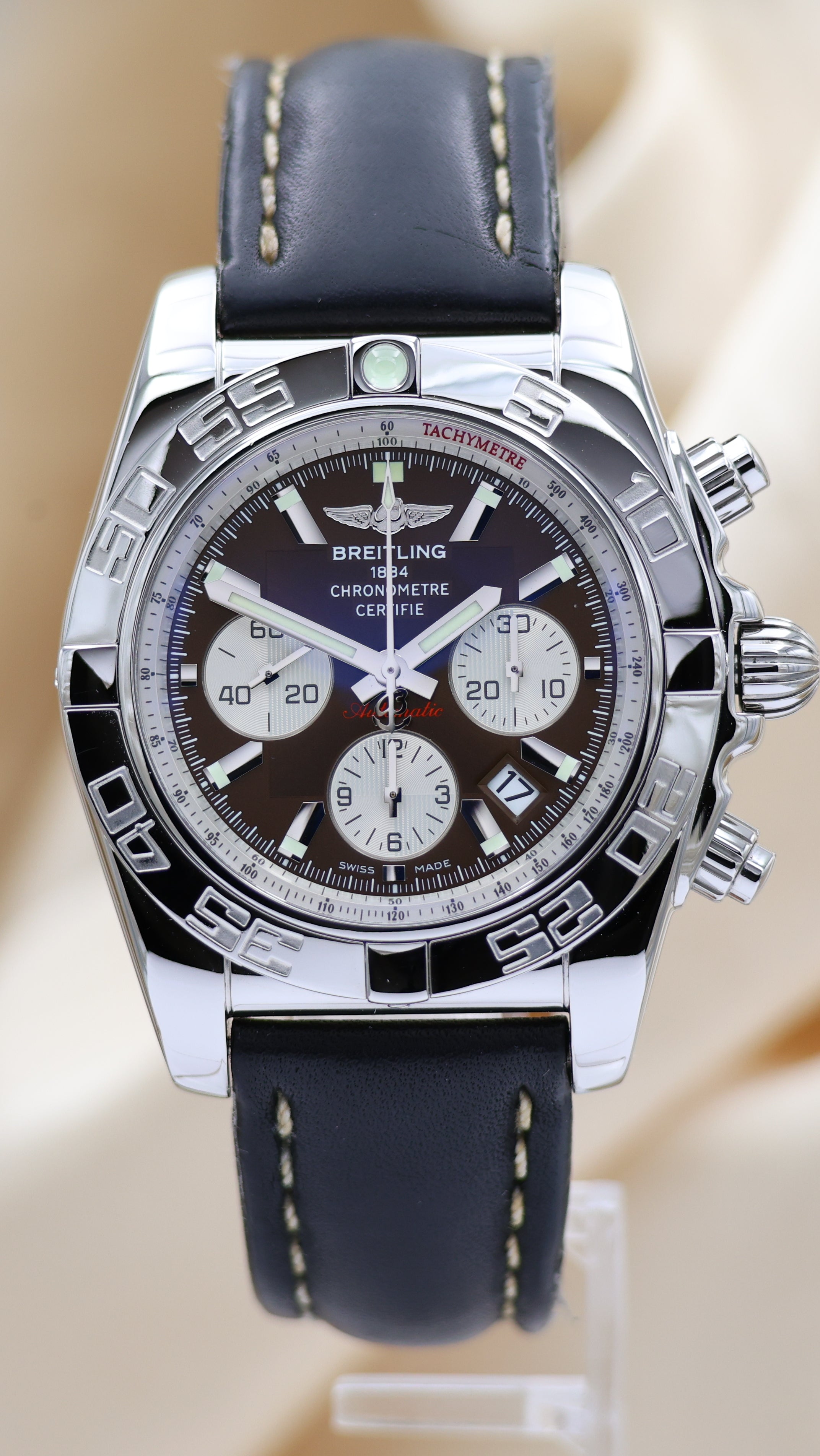 Breitling Chronomat Automatik Herrenuhr 44  AB0110 Box + og. Papiere