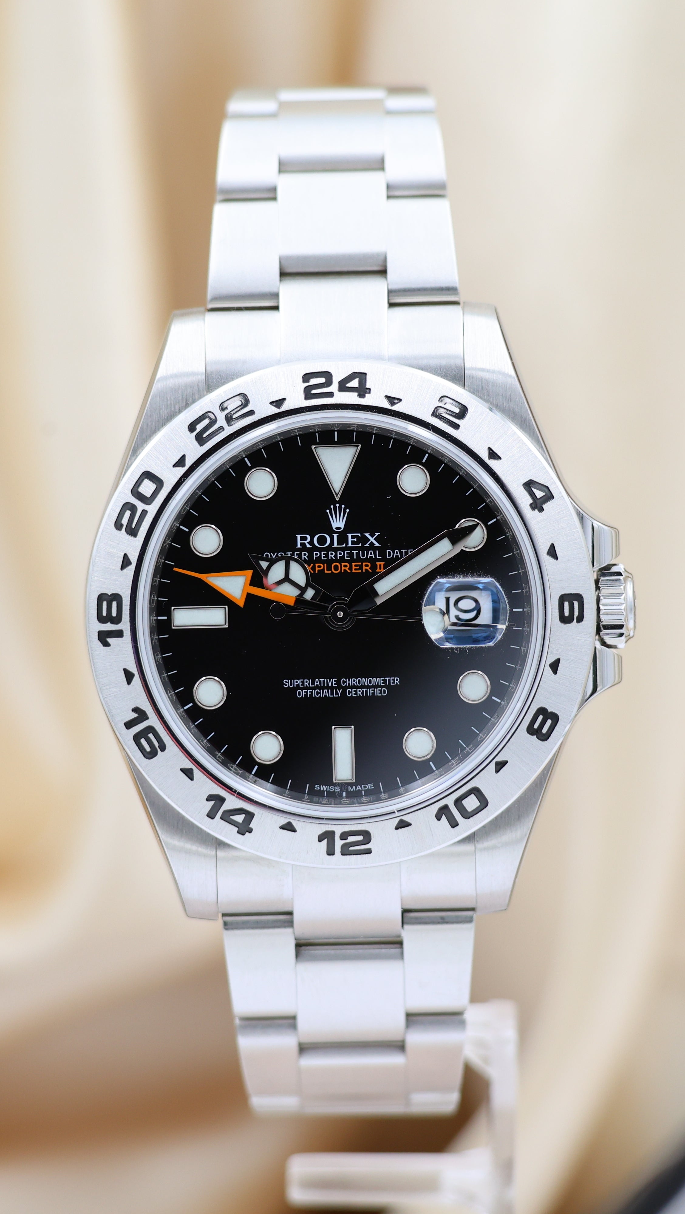 Rolex Explorer II 42mm Automatik Herrenuhr 216570 Box + og. Papiere