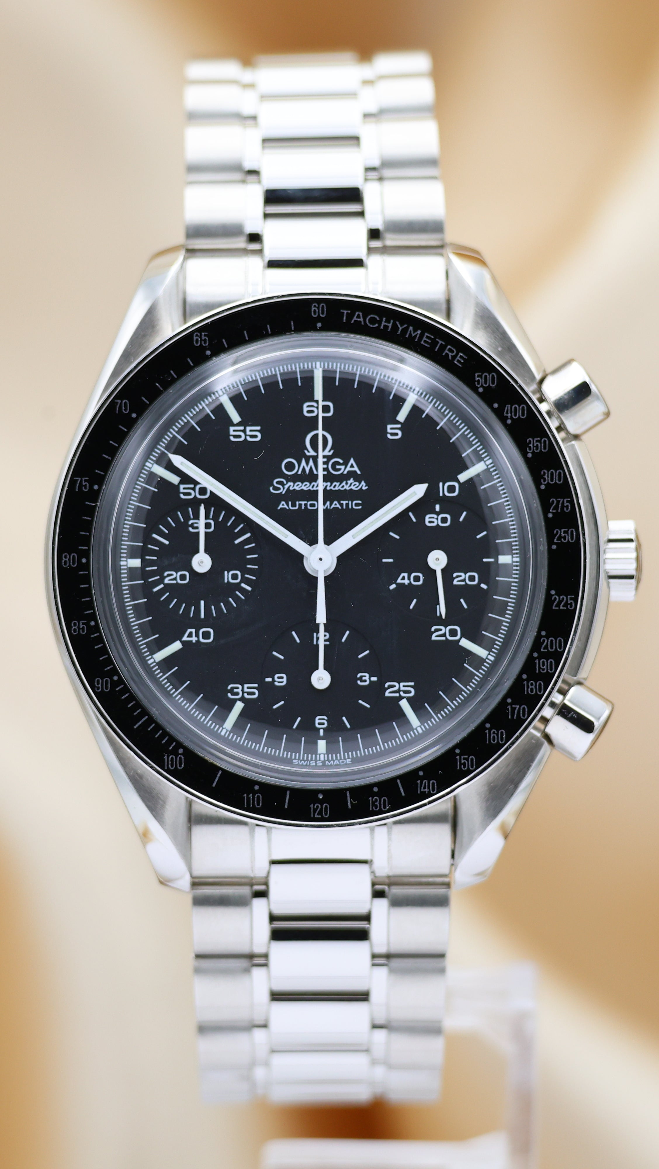 Omega Speedmaster Reduced 39mm Automatik Herrenuhr 35105000