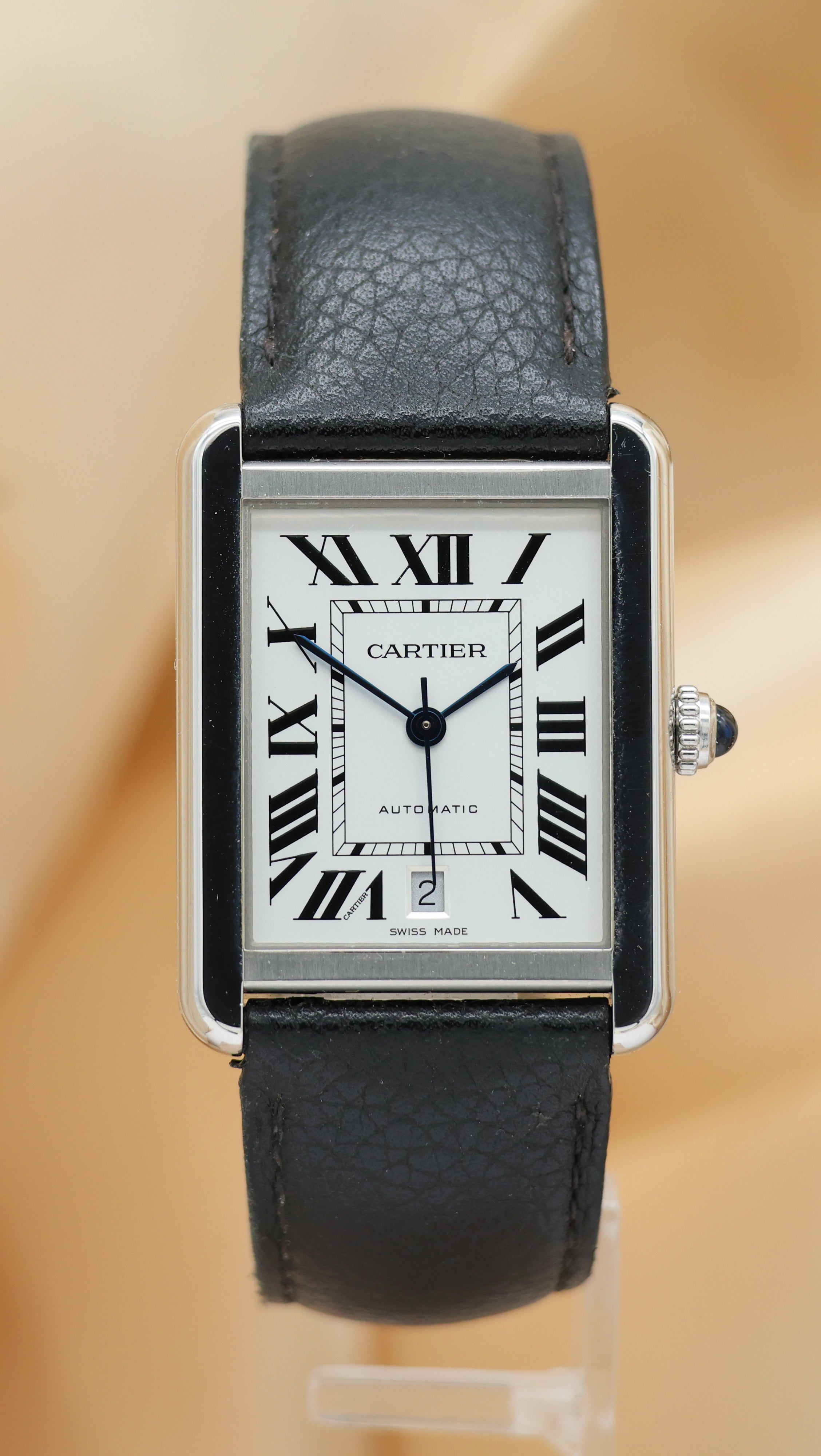 Cartier Tank Solo 31mm Automatik  WSTA0029 Box + og. Papiere