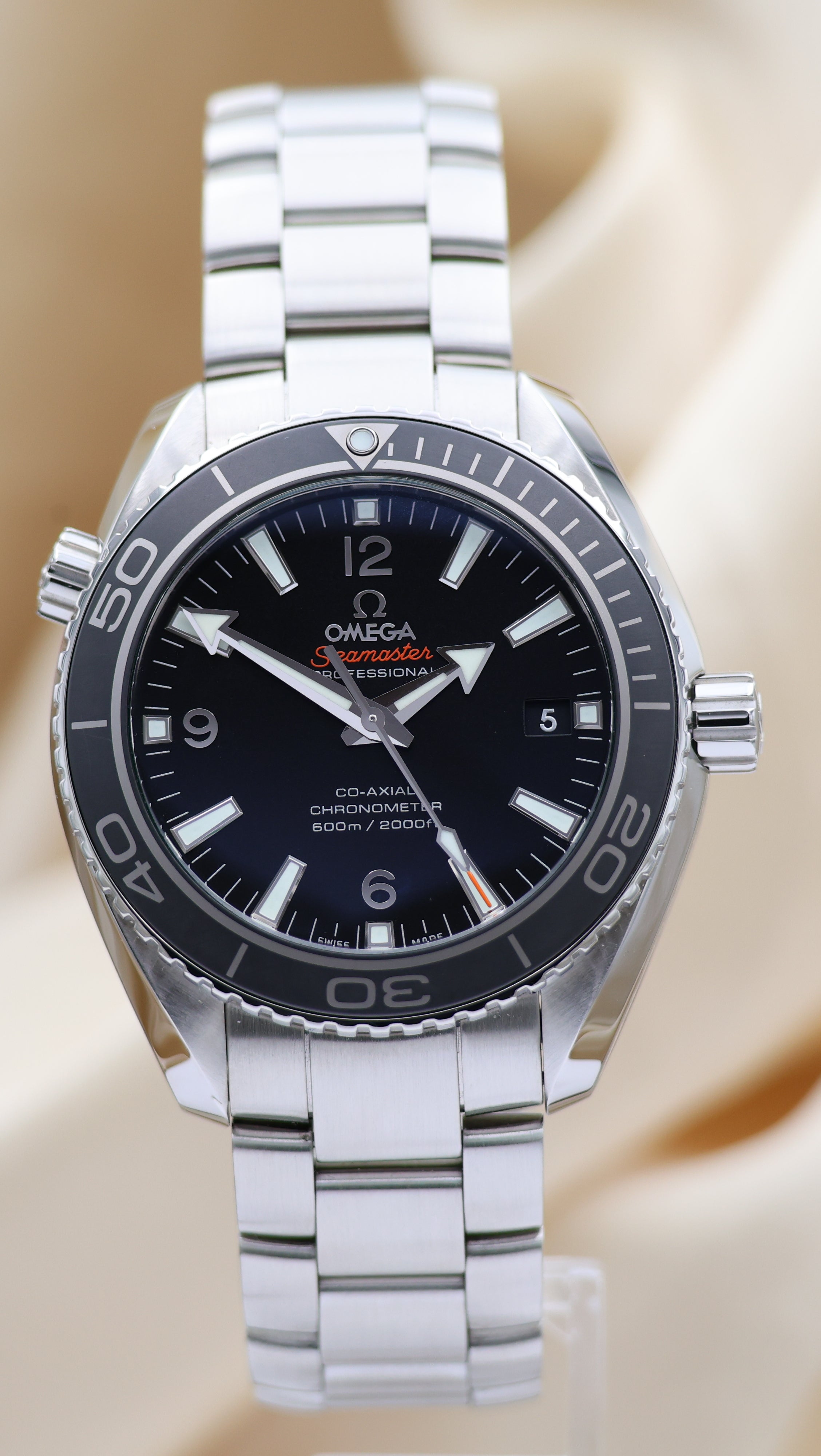 Omega Seamaster Planet Ocean 42mm Automatik Herrenuhr	 23230422101001 Box + og. Papiere