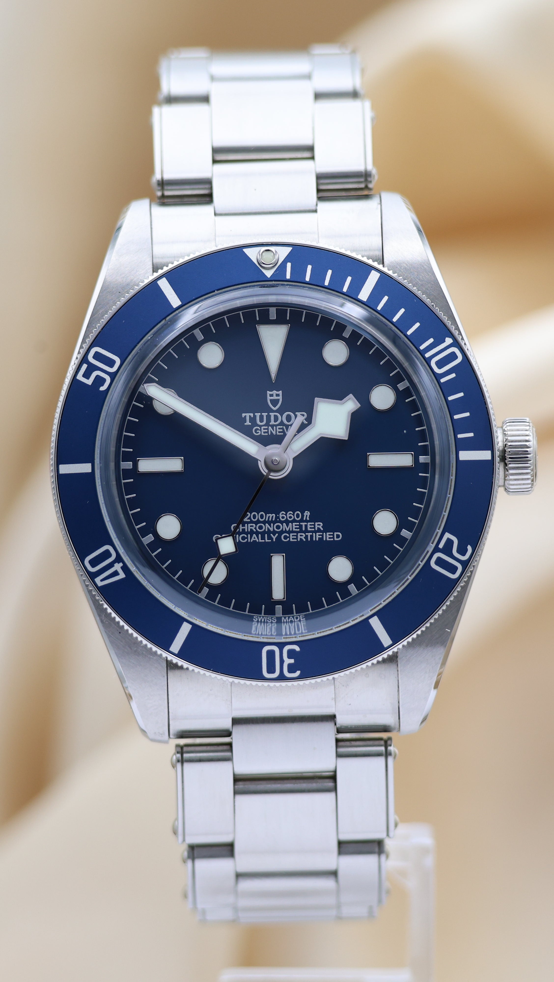 Tudor Black Bay Fifty-Eight Automatic Men's Watch 79030B Box + above papers