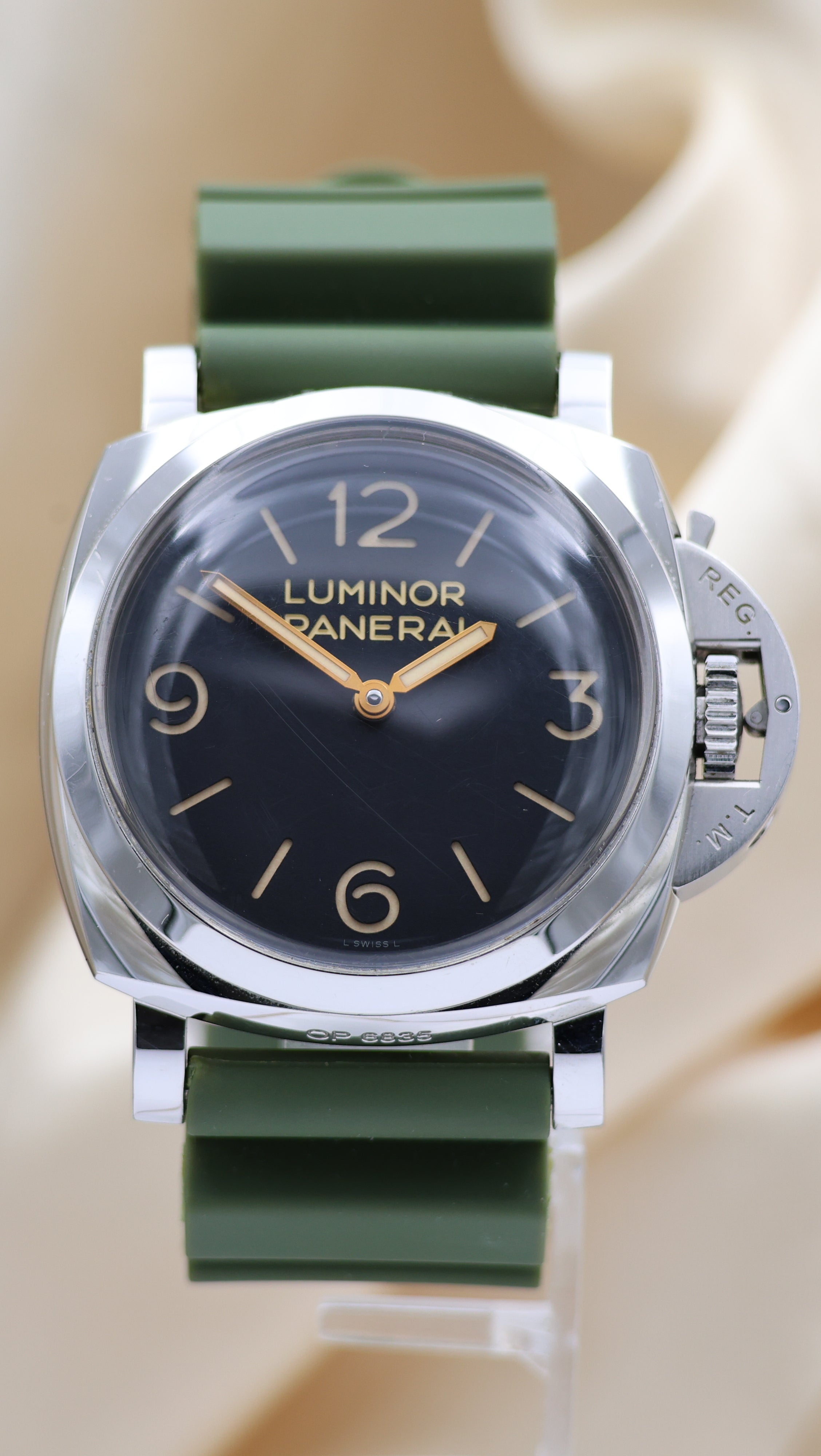 Panerai Luminor 1950 3 Days Men's Watch PAM00372 Box + above papers