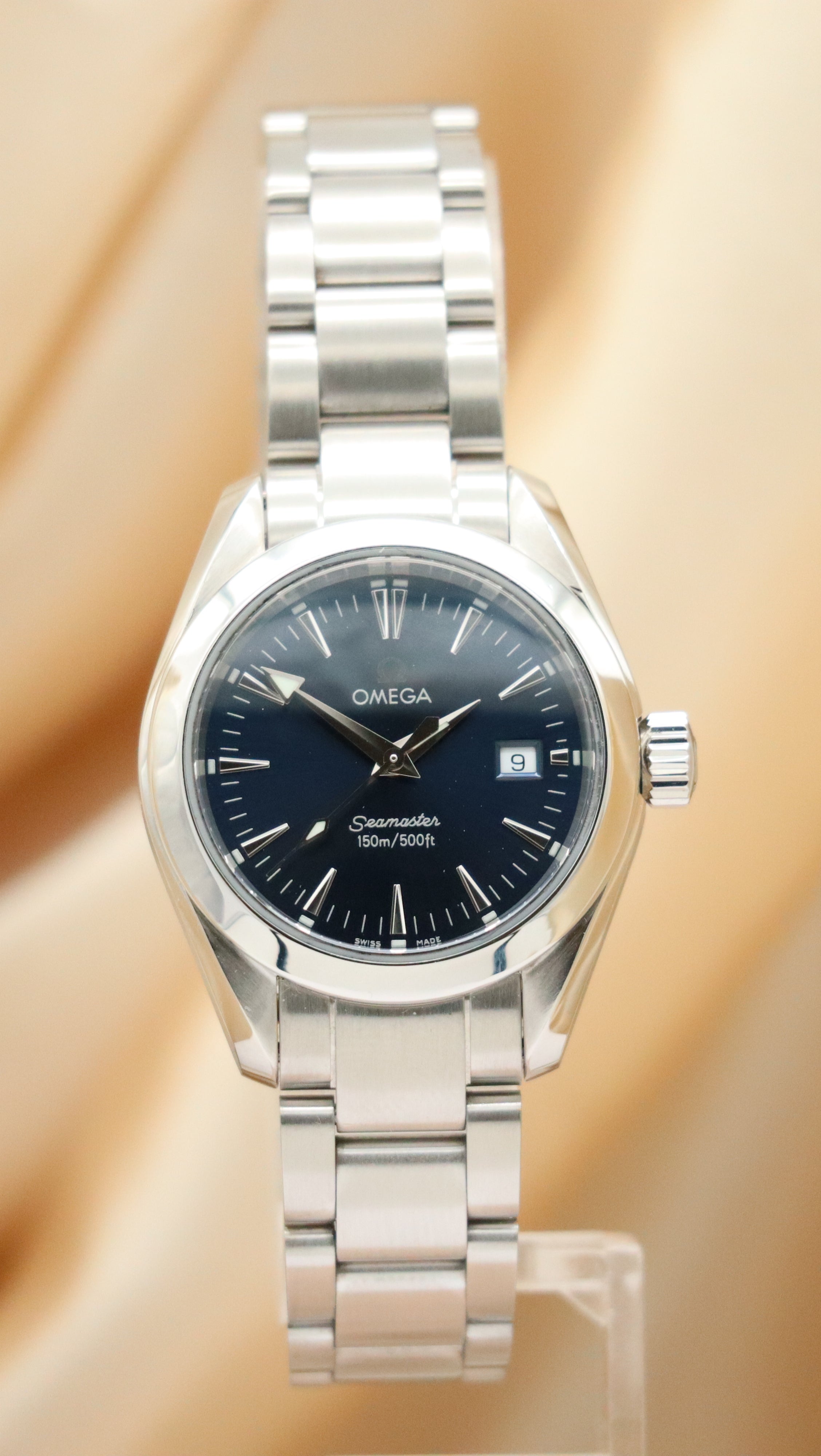 Omega Seamaster Aqua Terra Lady 29mm Quarz 25778000 Box + og. Papiere