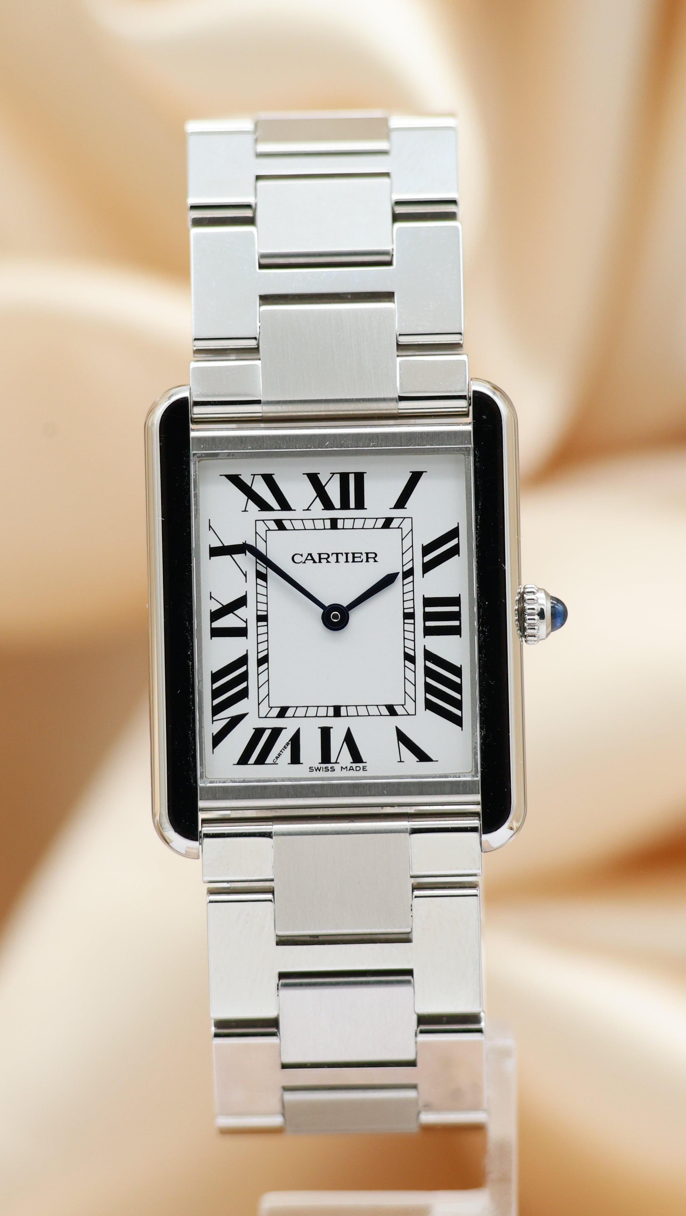 Cartier Tank Solo Quarz W5200014 Box + og. Papiere