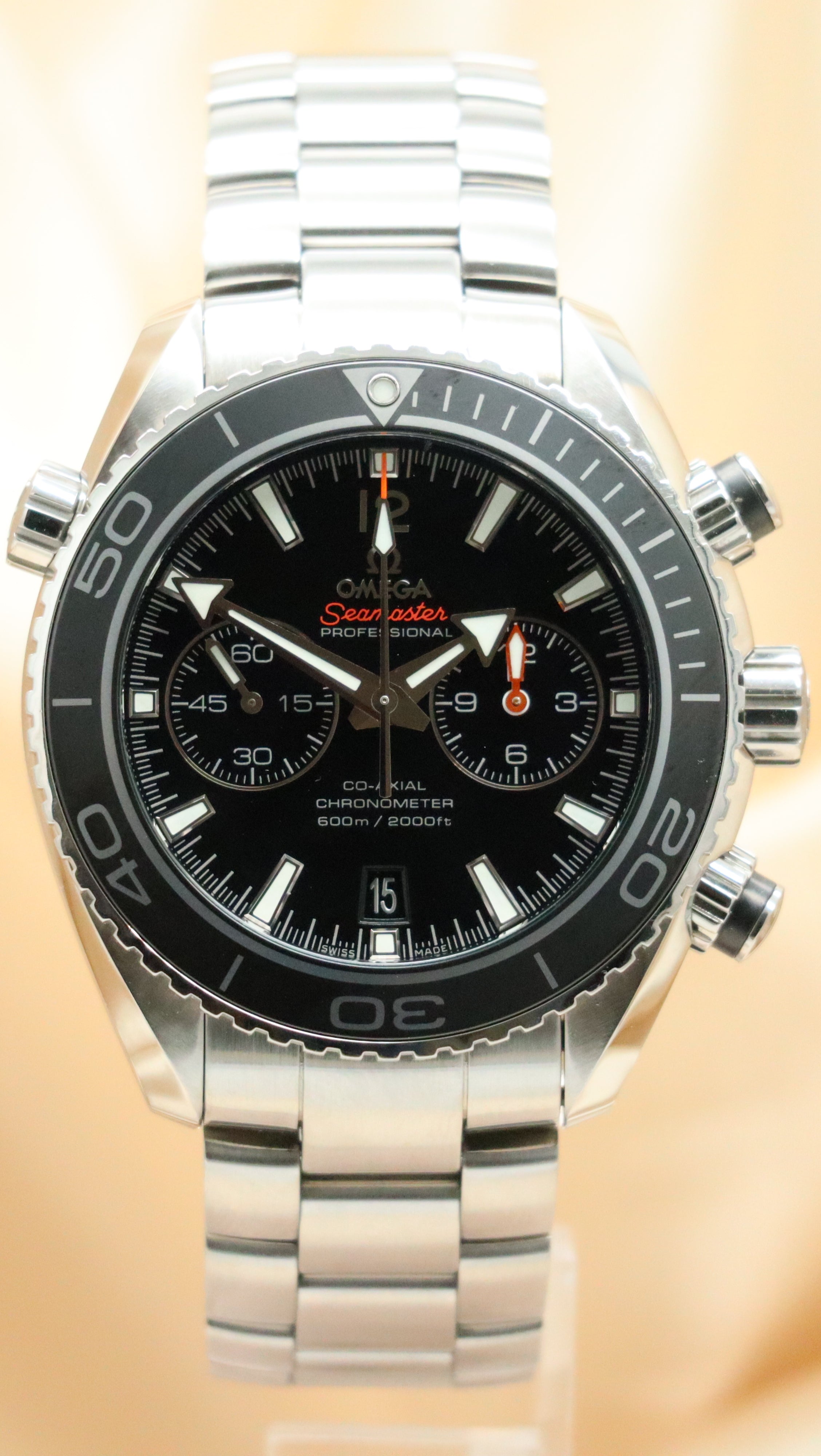 Omega Seamaster Planet Ocean Automatik 23230465101001 Box + og. Papiere