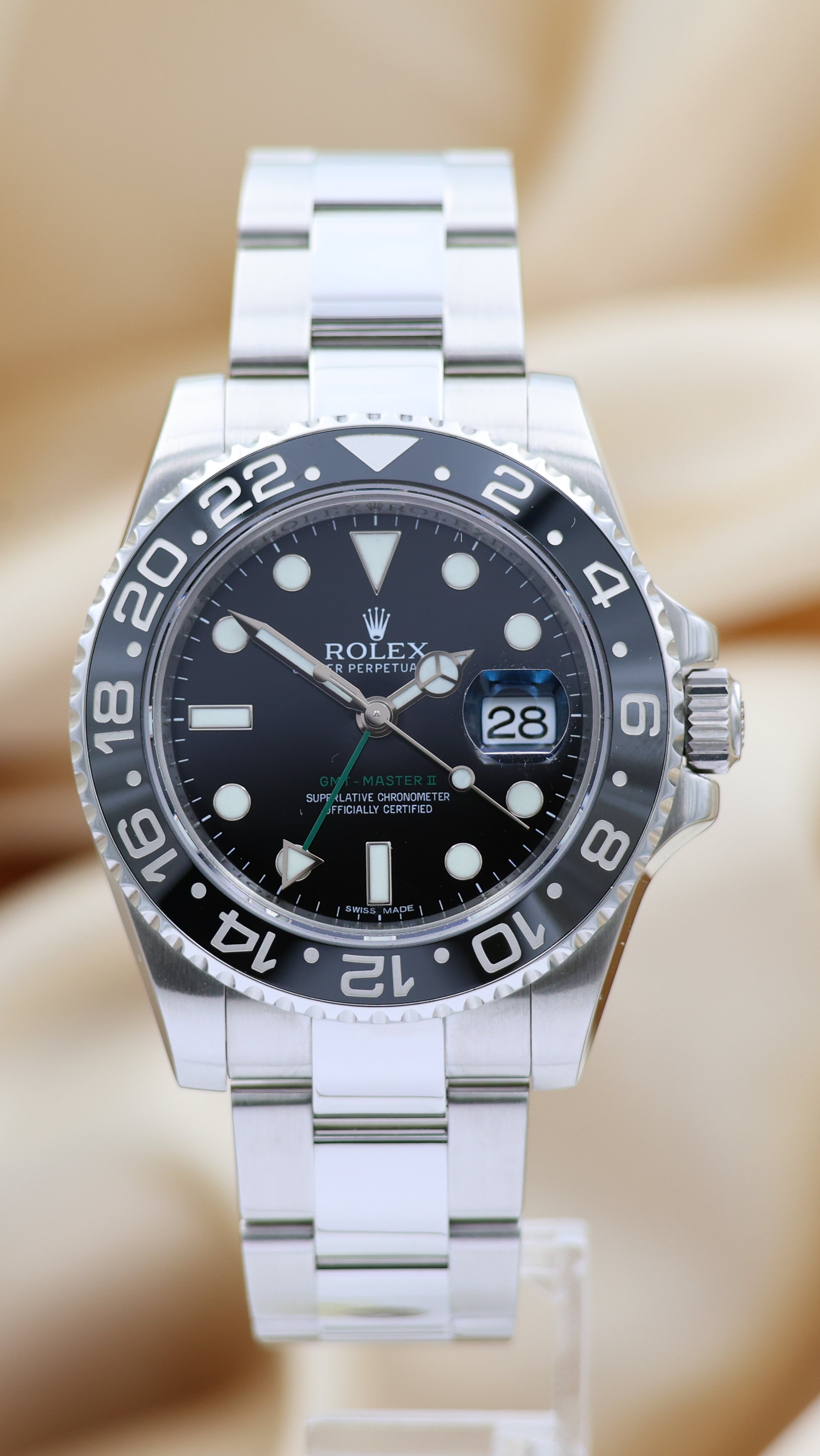 Rolex GMT-Master II Automatik Herrenuhr  116710LN Box + og. Papiere