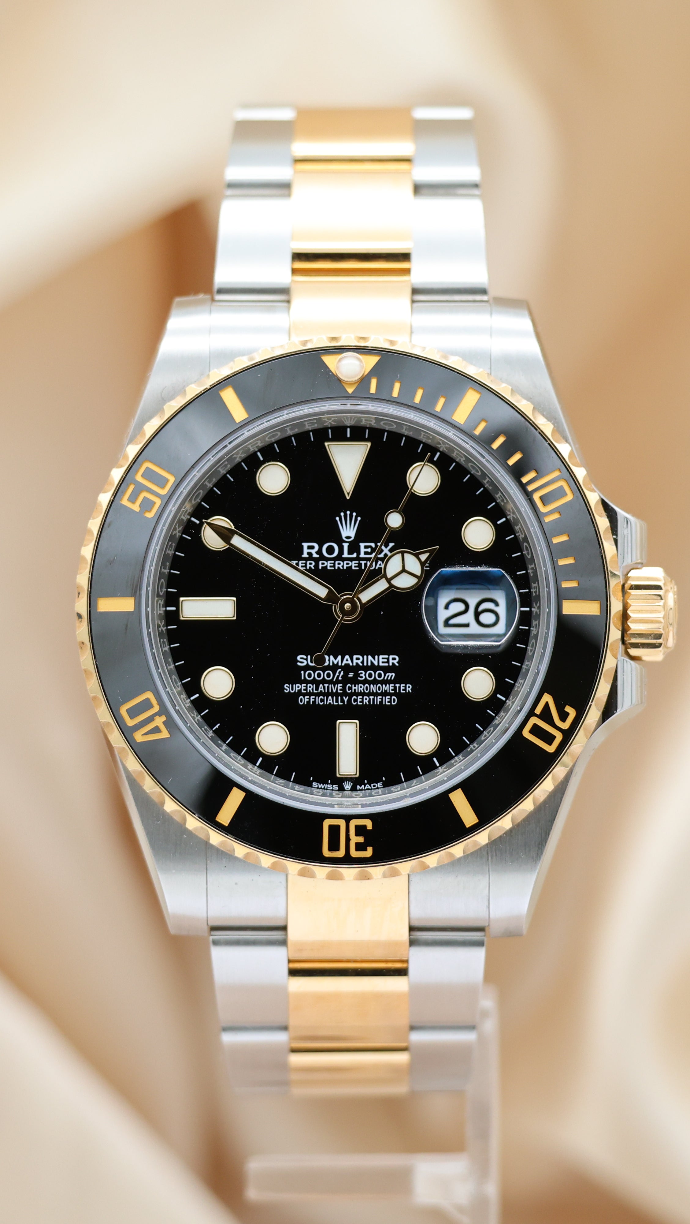 Rolex Submariner Date Stahl/Gold  126613LN Box + og. Papiere