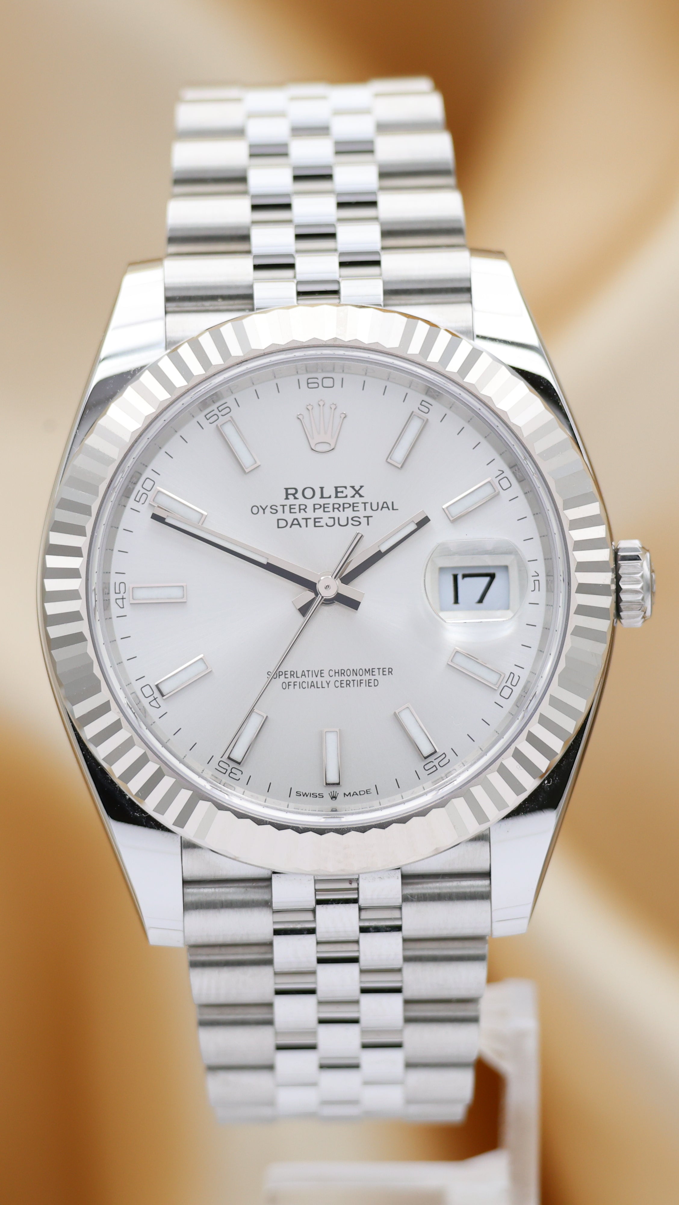 Rolex Datejust 41mm Automatik Herrenuhr NEU 126334 Box + og. Papiere