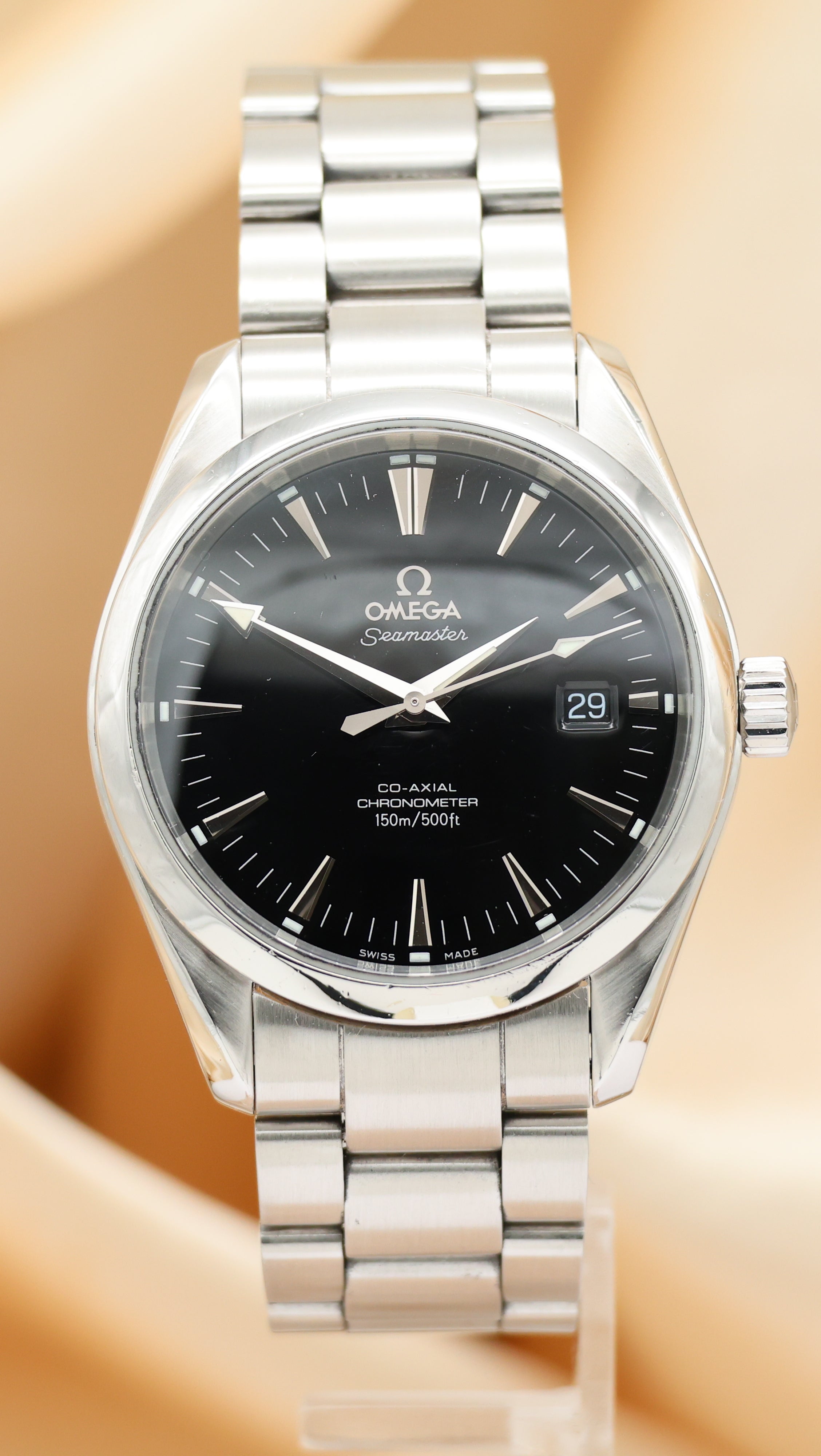 Omega Seamaster Aqua Terra 39mm Automatik Herrenuhr 25035000 Original Papiere