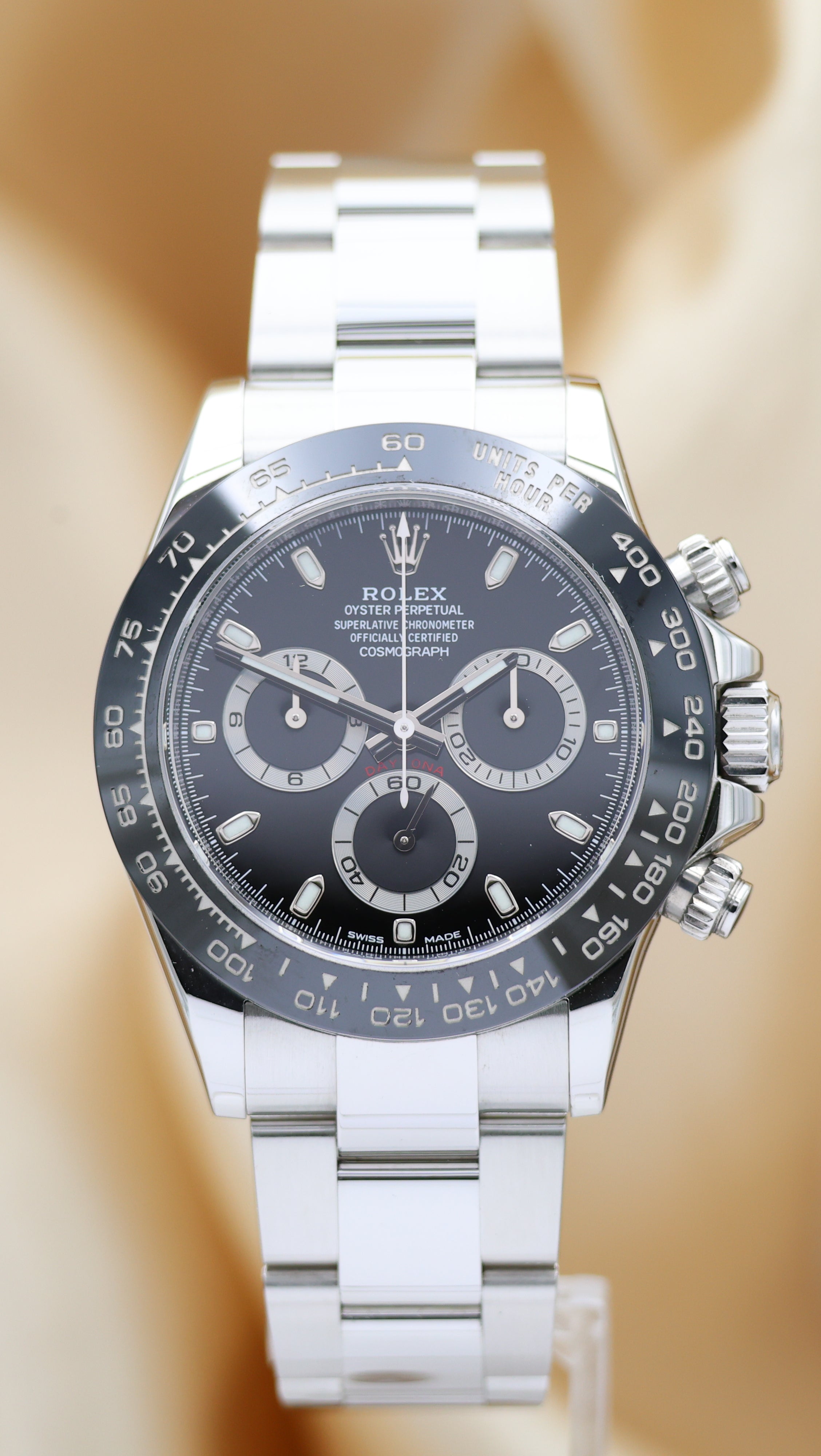 Rolex Daytona 40mm Automatik Herrenuhr	 116500LN Box + og. Papiere