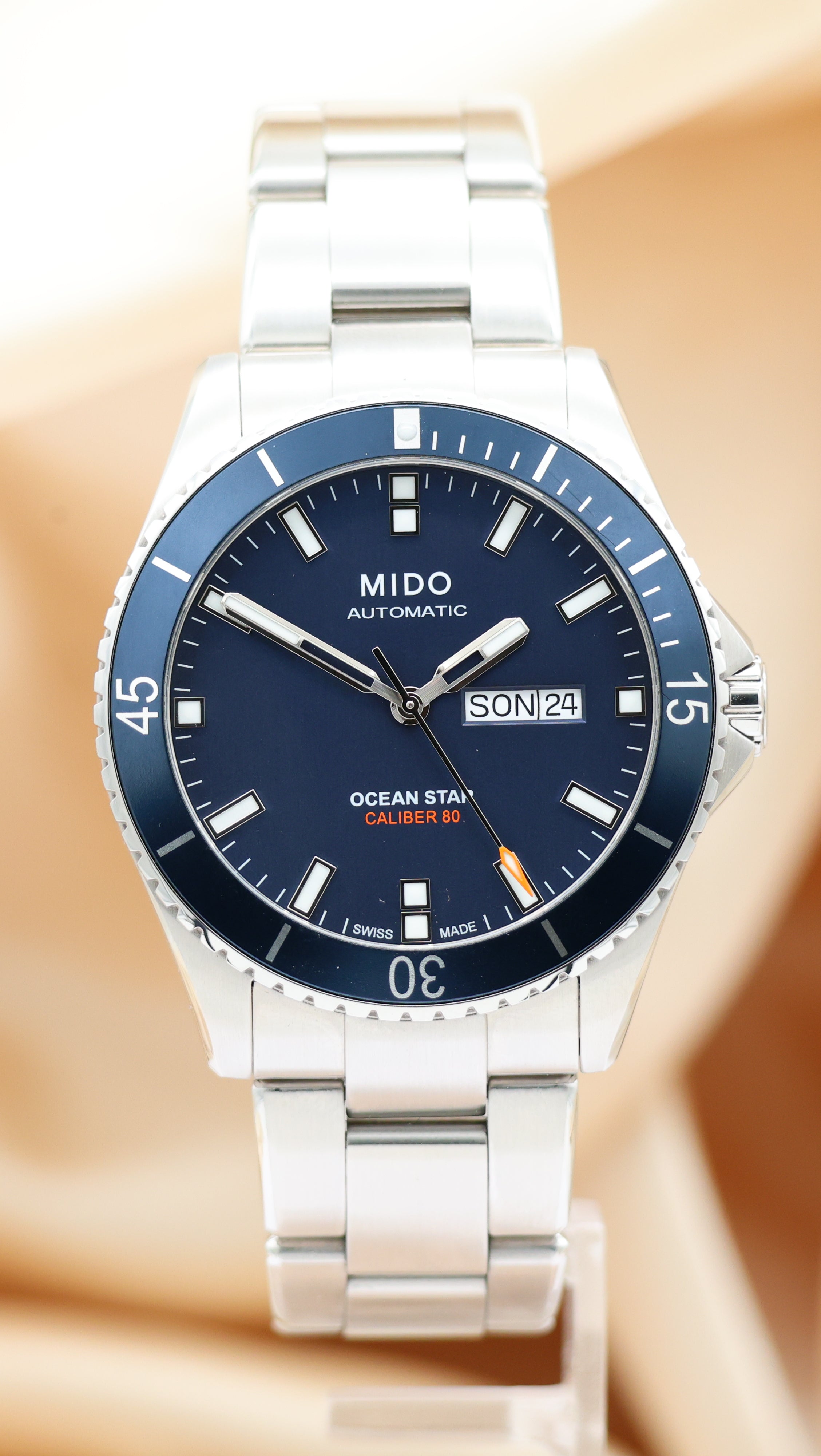 Mido Ocean Star Captain 42,5mm Automatik Herrenuhr NEU M026430A Box + og. Papiere