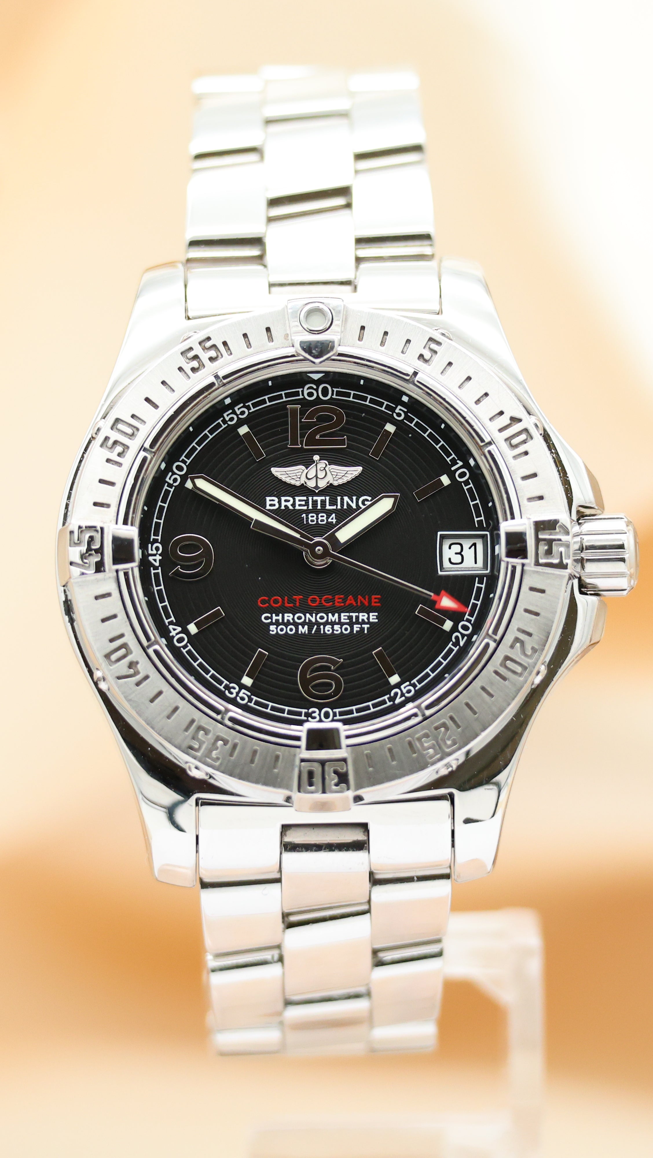 Breitling Colt Oceane Lady Quarz A77380 Box + og. Papiere