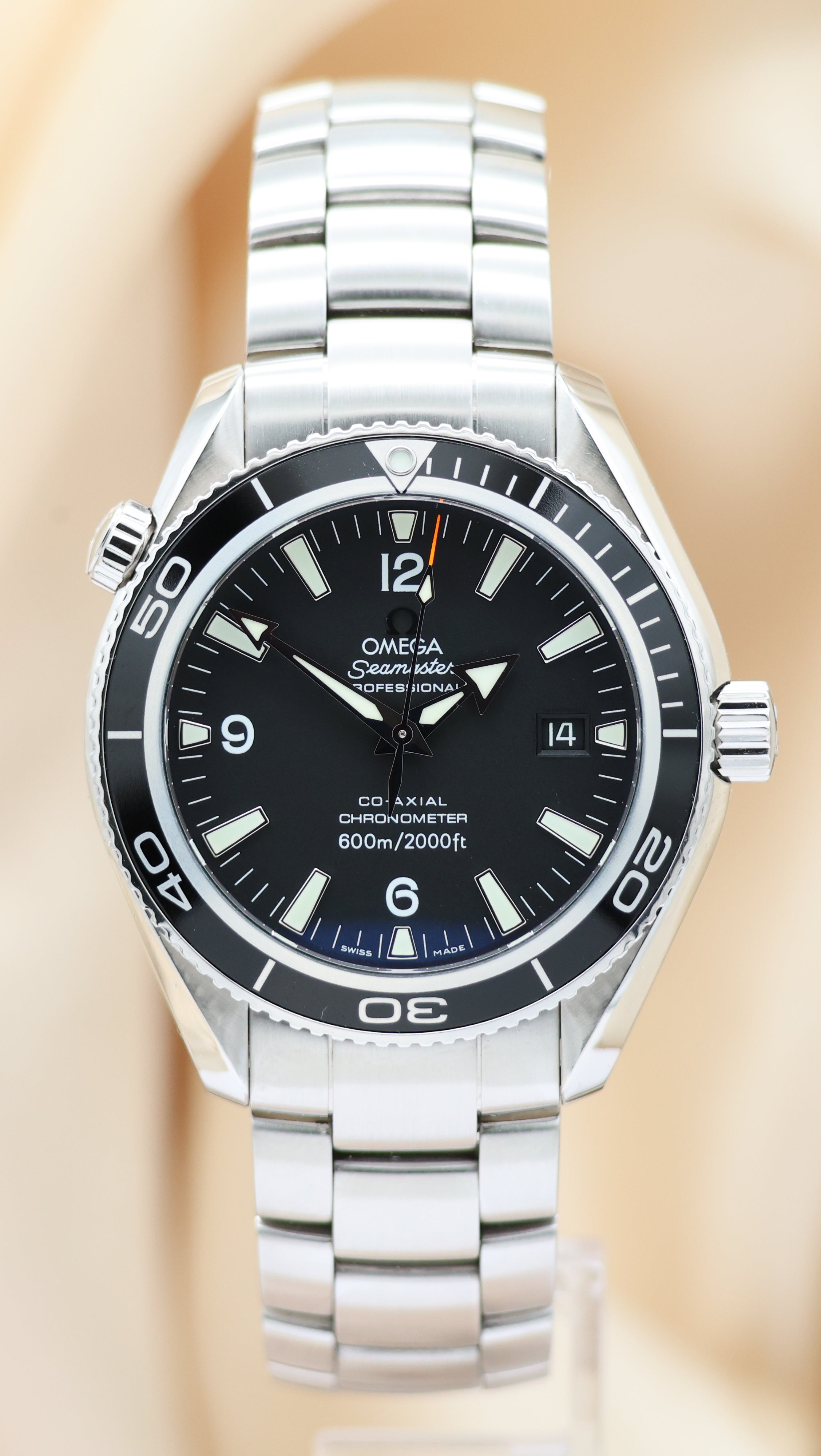 Omega Seamaster Planet Ocean Automatik 22015000 Box + og. Papiere