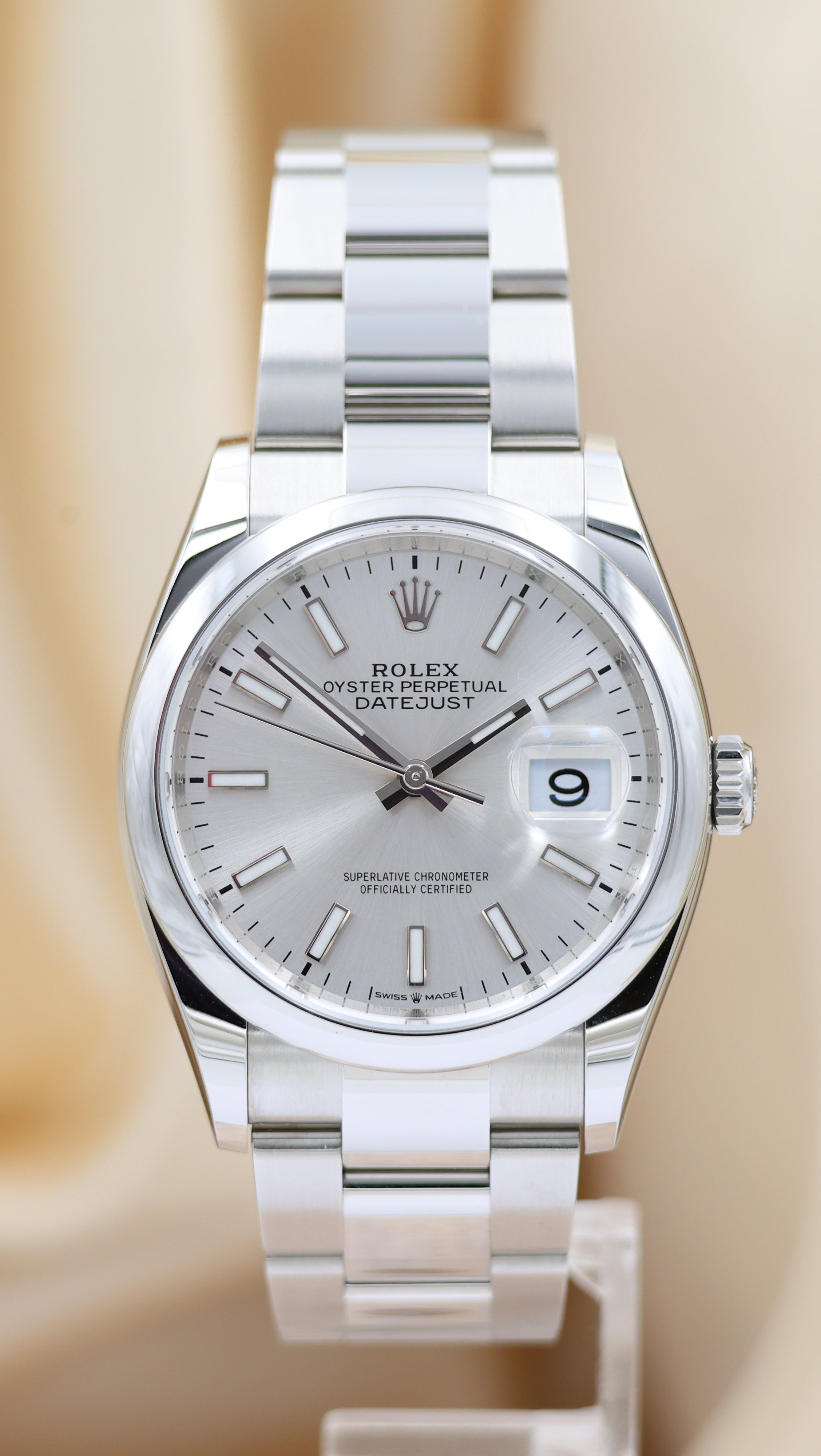 Rolex Datejust 36 Automatik 126200 Box + og. Papiere