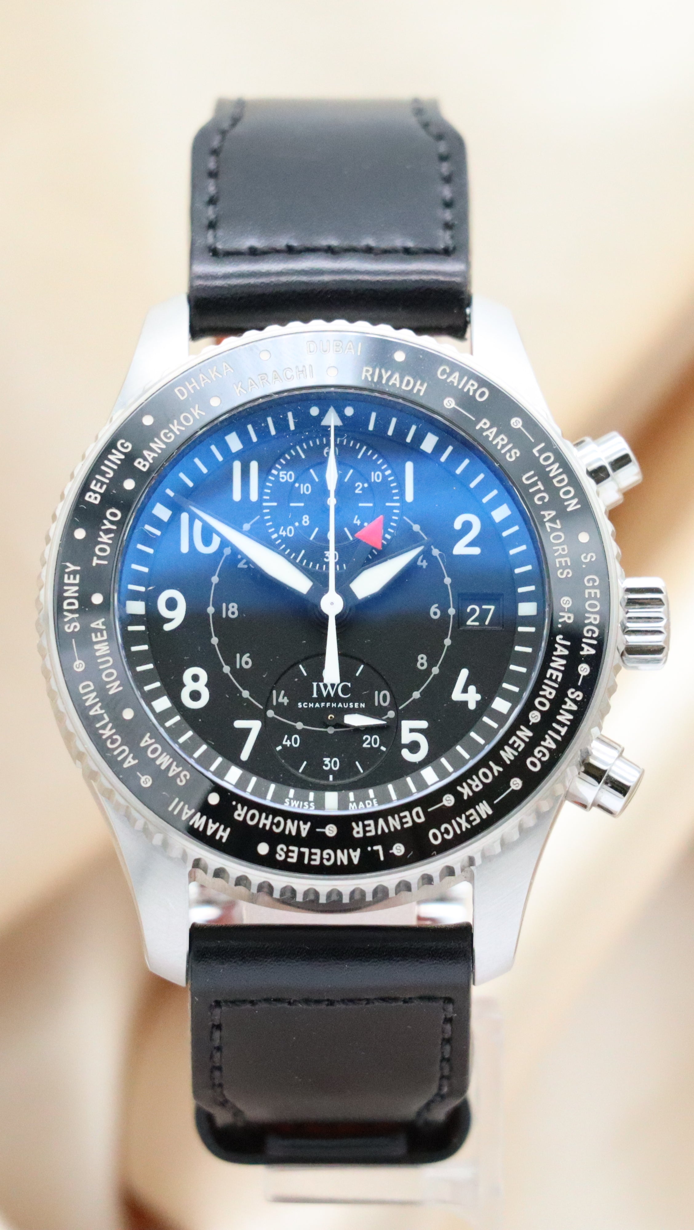 IWC Fliegeruhr Chronograph Automatik IW395001 Box + og. Papiere